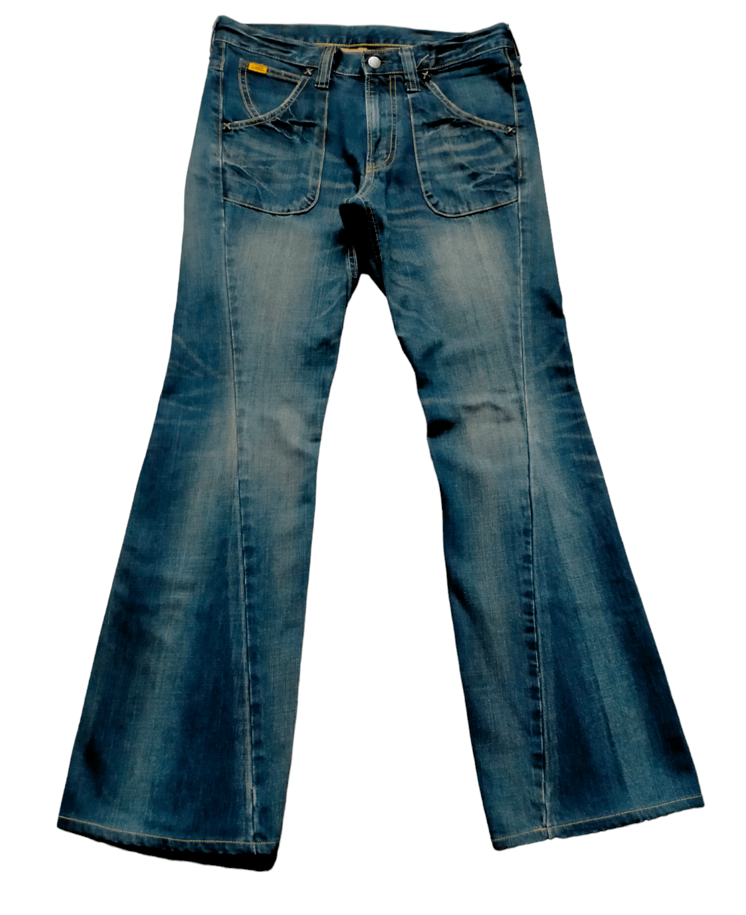 Japanese Brand × Lee Flare Jeans Lee Riders Japan Boot cut Denim Size US 31 - 2 Thumbnail