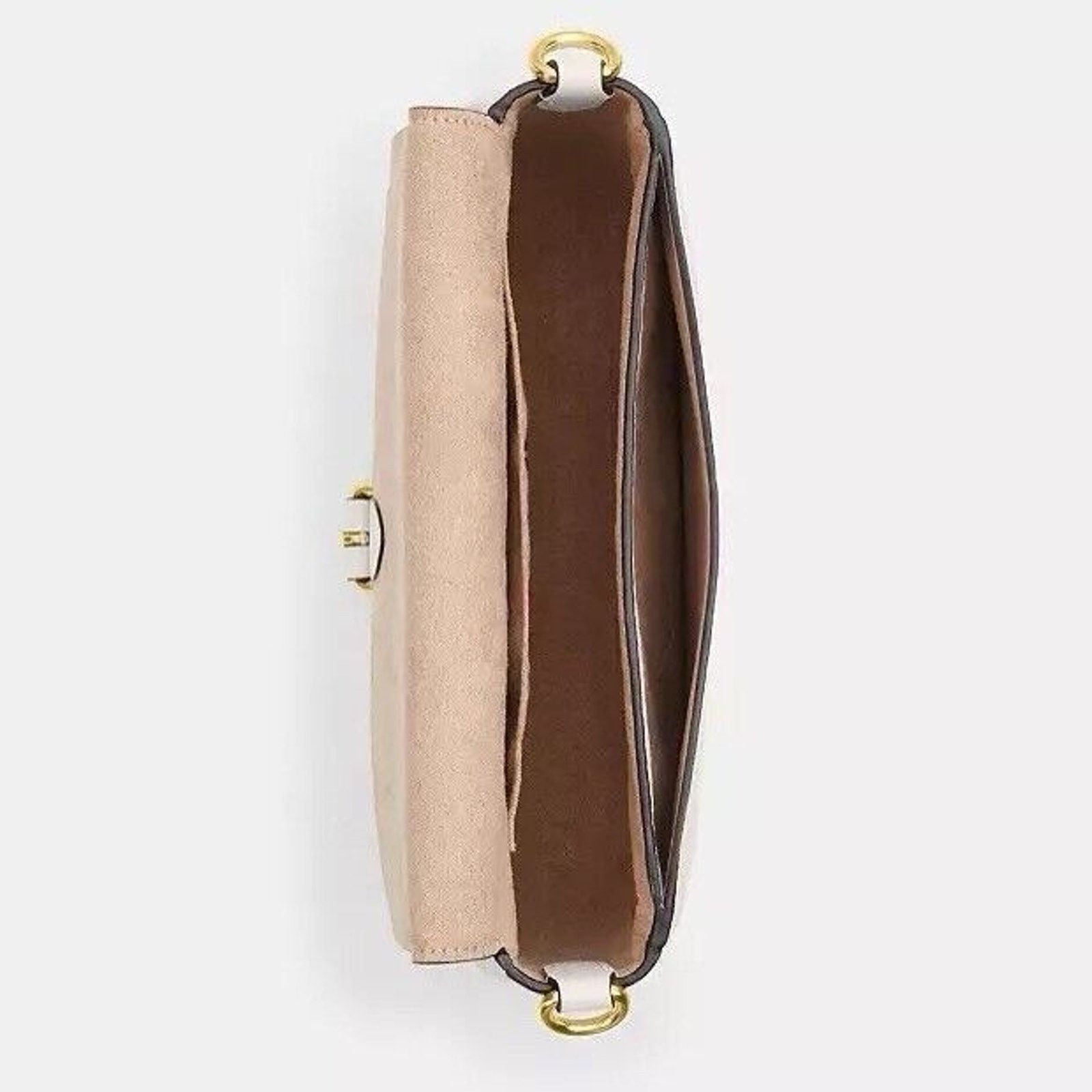 Coach NWT Coach Amelia Saddle Bag pockets Soft leather White Size ONE SIZE - 5 Thumbnail
