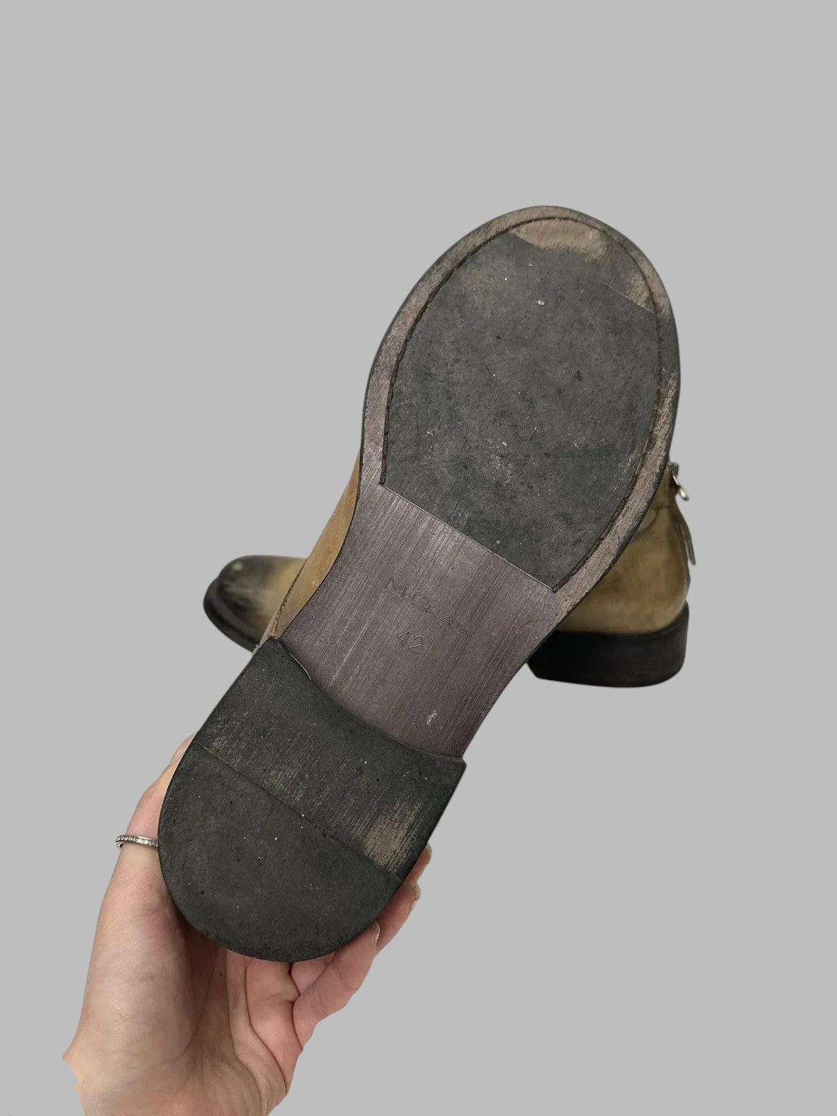 If Six Was Nine Rare Handmade AS 98 Guidi Style Italian Leather Boots Size US 9 / EU 42 - 8 Thumbnail