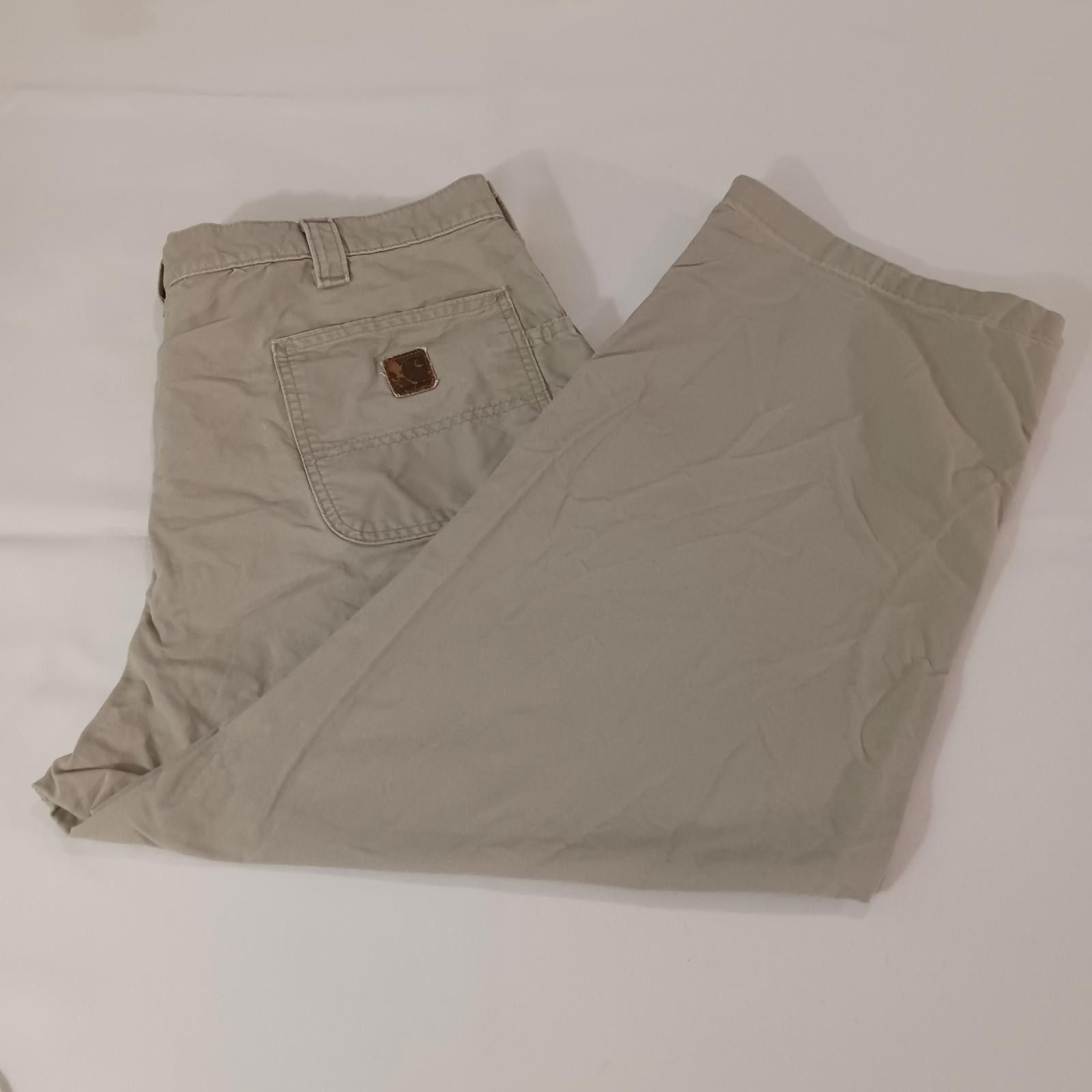 Carhartt Carhartt Men's Tan/Beige Carpenter Jeans Waist 40 (40×27.5) Size US 40 / EU 56 - 2 Thumbnail