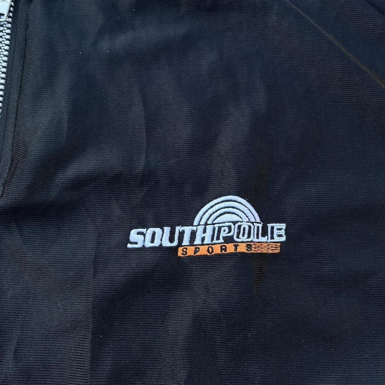 Southpole × Vintage Vintage 90s 2000s black & orange South Pole microtech polo Size US XL / EU 56 / 4 - 3 Thumbnail