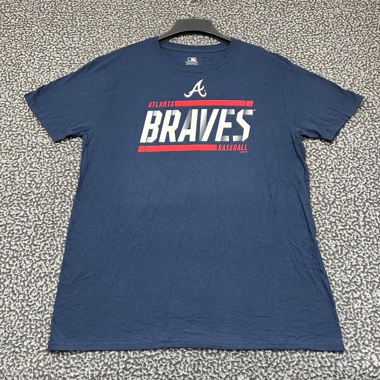 MLB Atlanta Braves Shirt Men Blue MLB Crew Neck Cotton New L Size US L / EU 52-54 / 3 - 1 Thumbnail