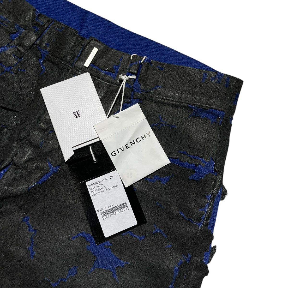 Givenchy Crackled thigh zip denim Size US 29 - 2 Thumbnail