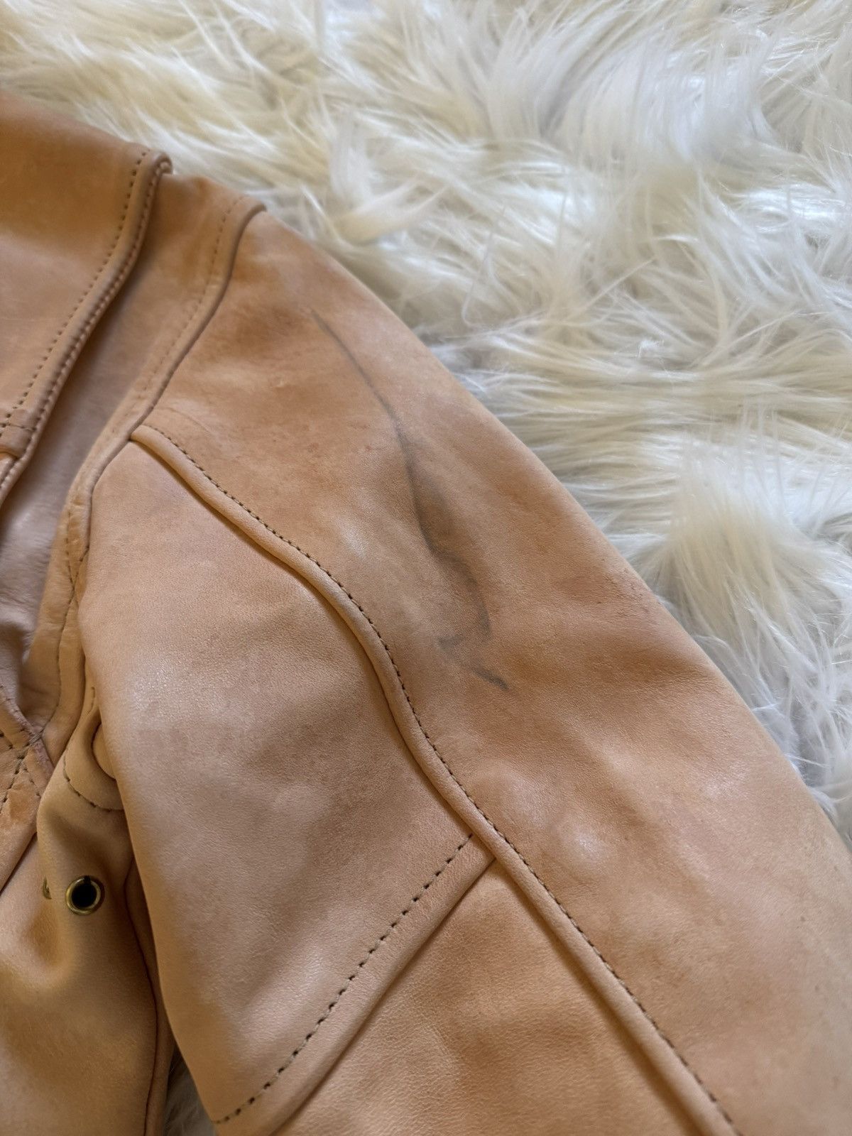 Simmons Bilt Simmons Bilt Liberator Leather Jacket Natural Horsehide 38 Size US S / EU 44-46 / 1 - 14 Thumbnail