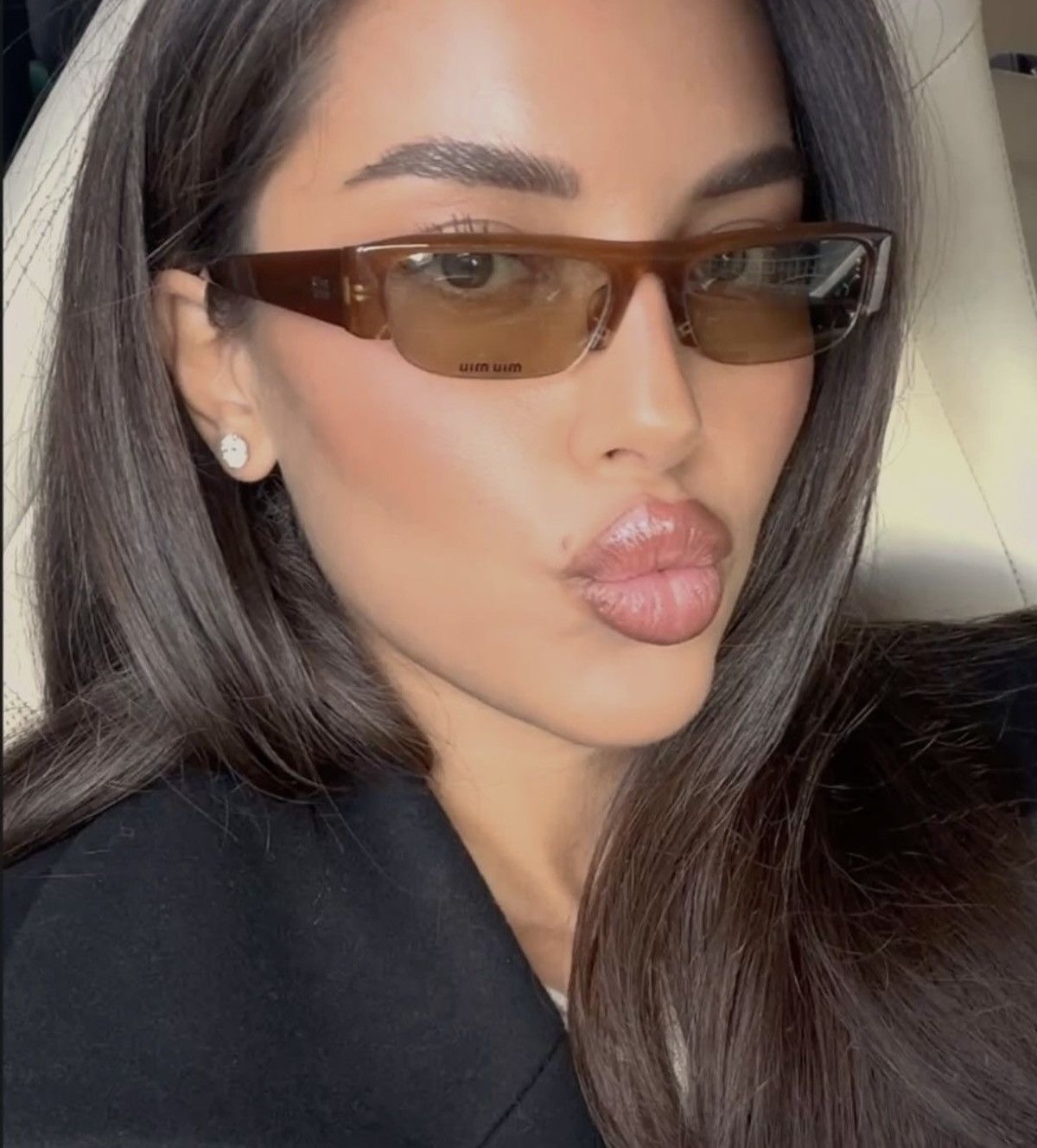 Miu Miu NEW Miu Miu sunglasses Miu Miu MU B07S 22I10R Size ONE SIZE - 1 Thumbnail