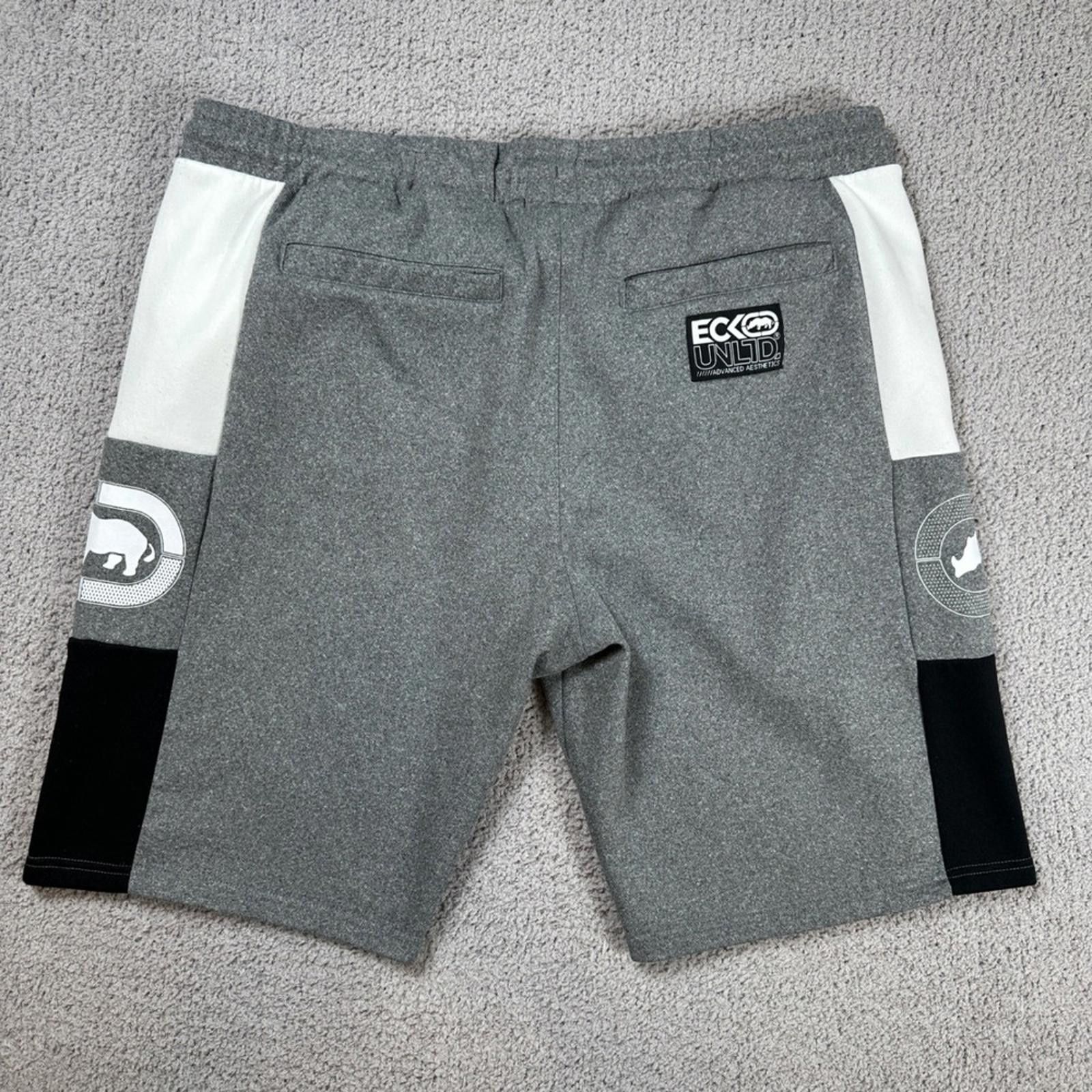 Ecko Unltd. Ecko Unltd Shorts Mens 3XL Gray Logo Graphic Athletic Size US 44 / EU 60 - 2 Thumbnail