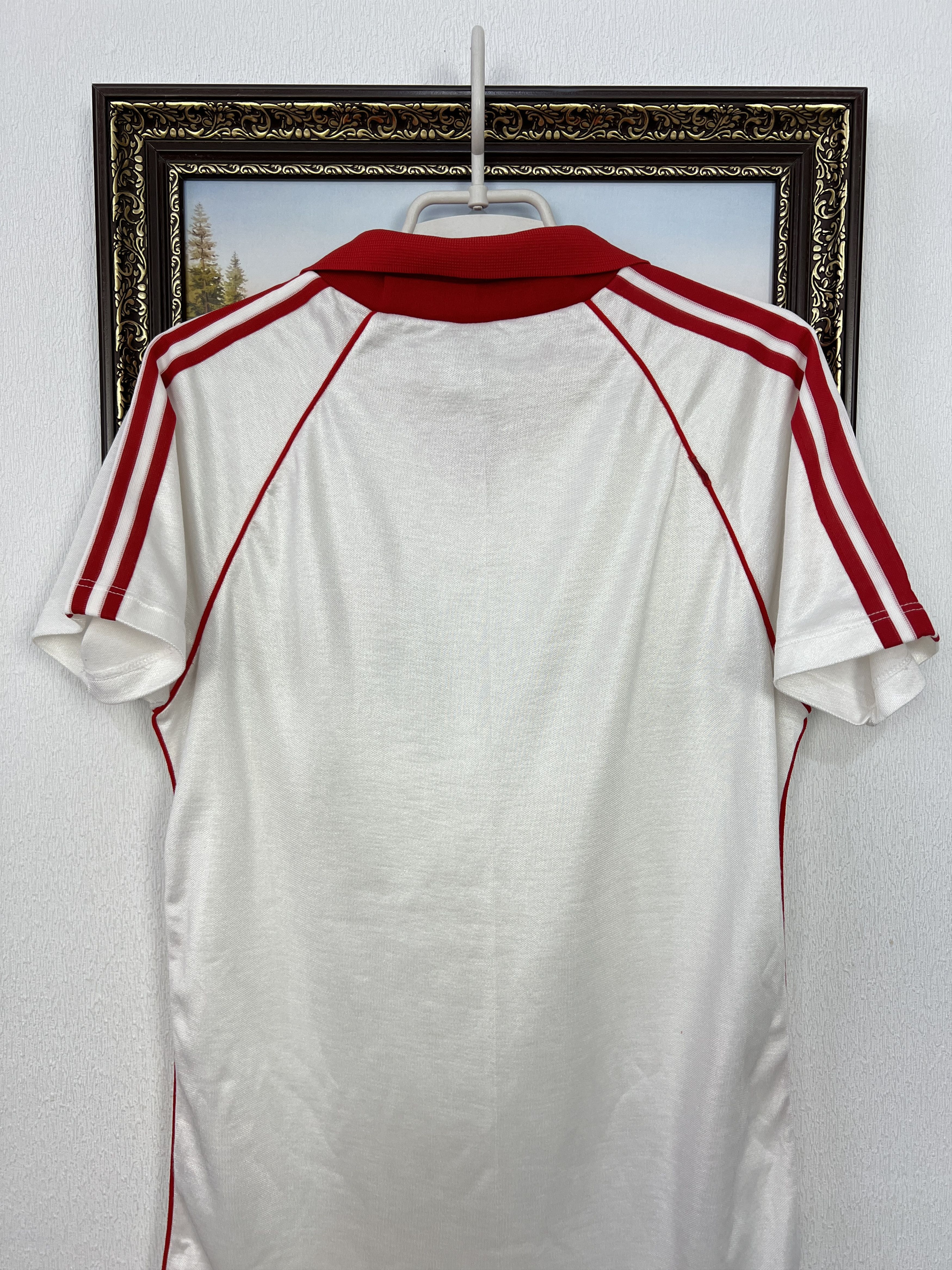Adidas Vintage 80's Denmark Olympics Shirt Jersey Rare Trikot Size US L / EU 52-54 / 3 - 8 Thumbnail