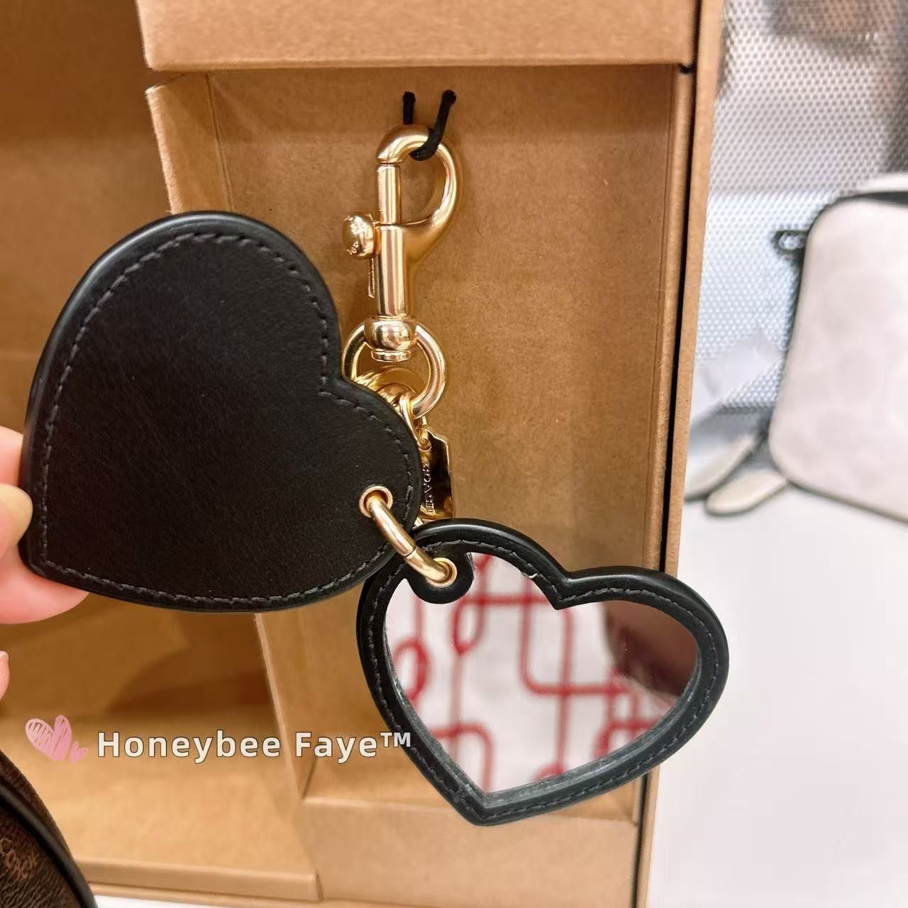 Coach Boxed Mini Rowan Crossbody Bag And Mirror Bag Charm Set Size ONE SIZE - 5 Thumbnail