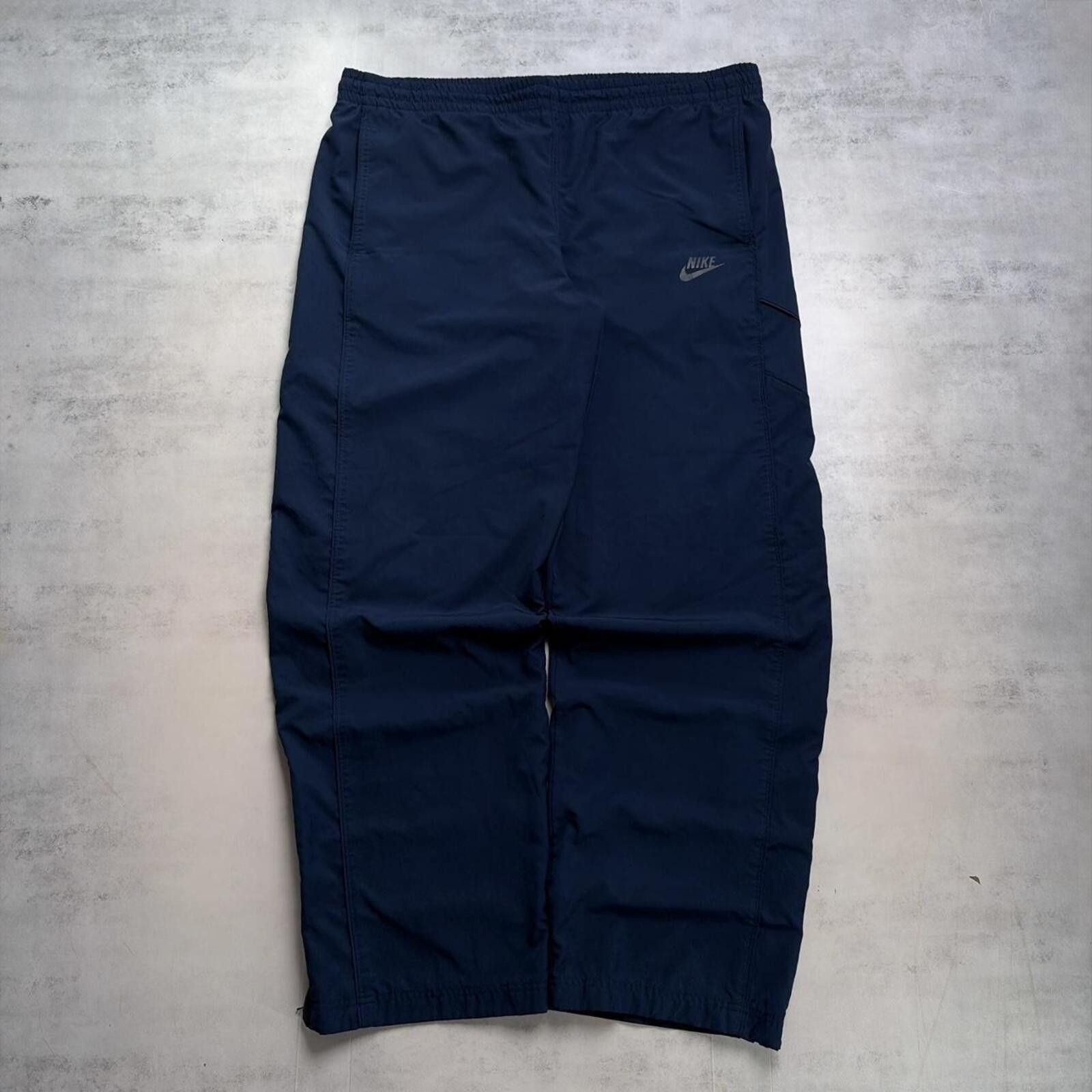 Nike Y2K Navy Nike Grunge Baggy Skater Trackpants Size US 36 / EU 52 - 1 Thumbnail