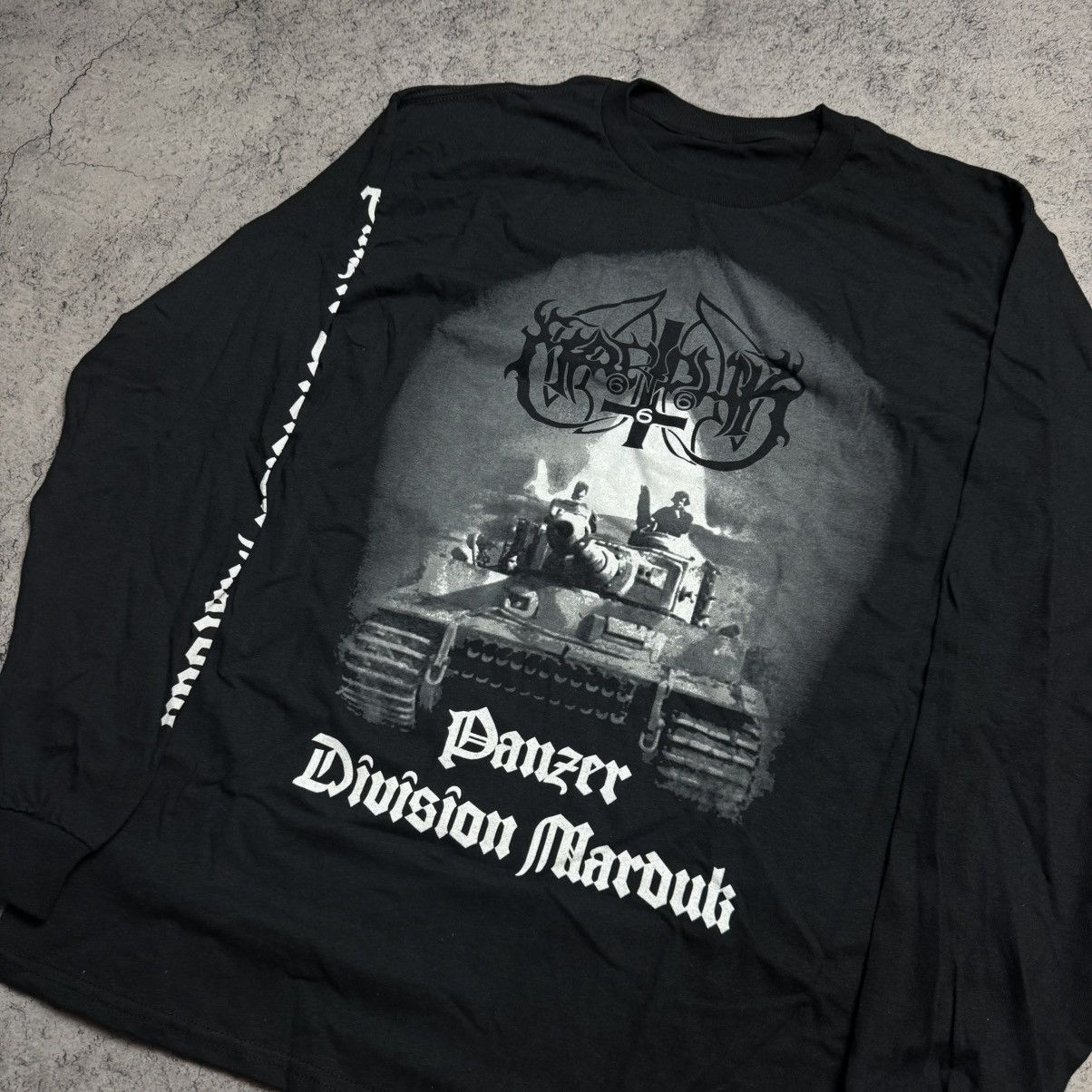 Band Tees Rare Marduk Panzer Division Long Sleeve T Shirt Size US L / EU 52-54 / 3 - 3 Thumbnail