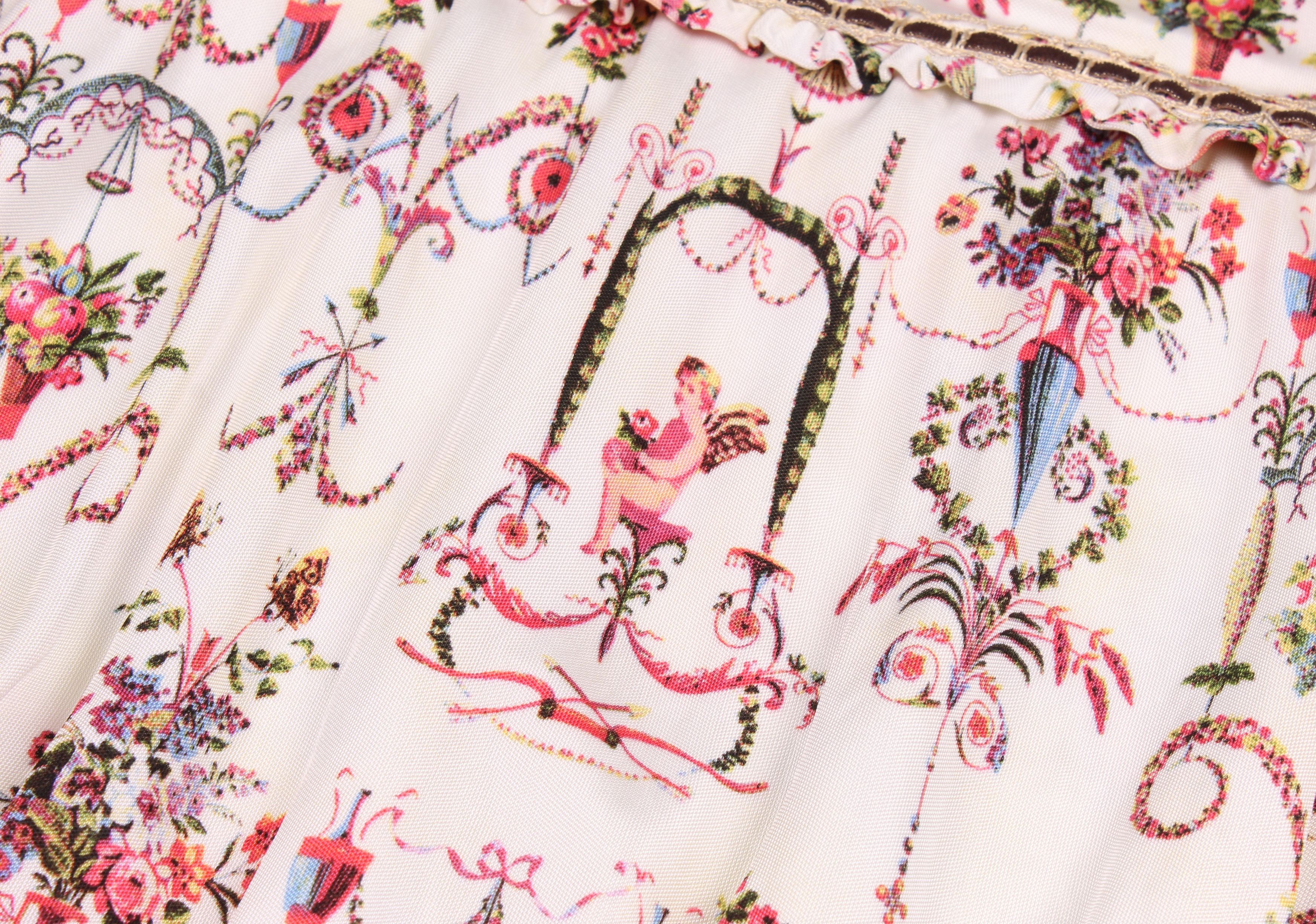 Miss Sixty × Vintage Vintage Miss Sixty Y2K Fairy Cottage Angels Pauline Top Size XS / US 0-2 / IT 36-38 - 6 Thumbnail