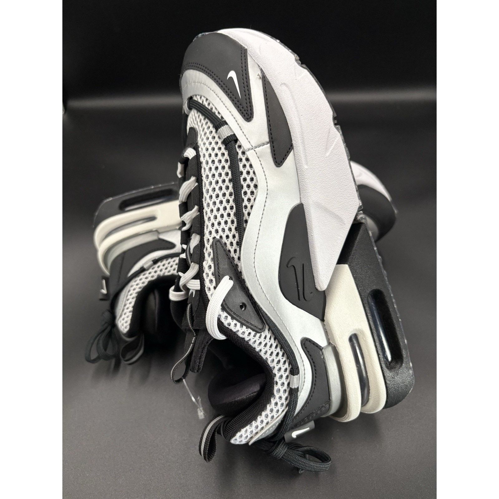 Nike Nike Air Max Furyosa Trainers 8.5 Women's Silver Grey & Blk Size US 8.5 / IT 38.5 - 1 Thumbnail