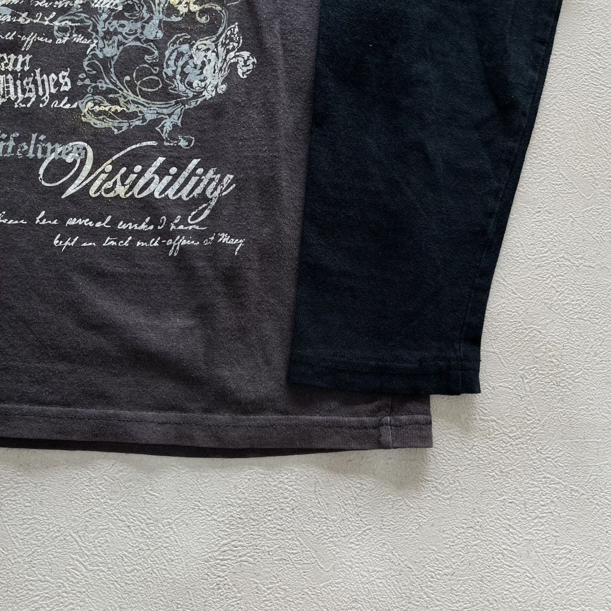 20471120 2000s Japanese archive poem vkei longsleeve tee Size US M / EU 48-50 / 2 - 5 Thumbnail