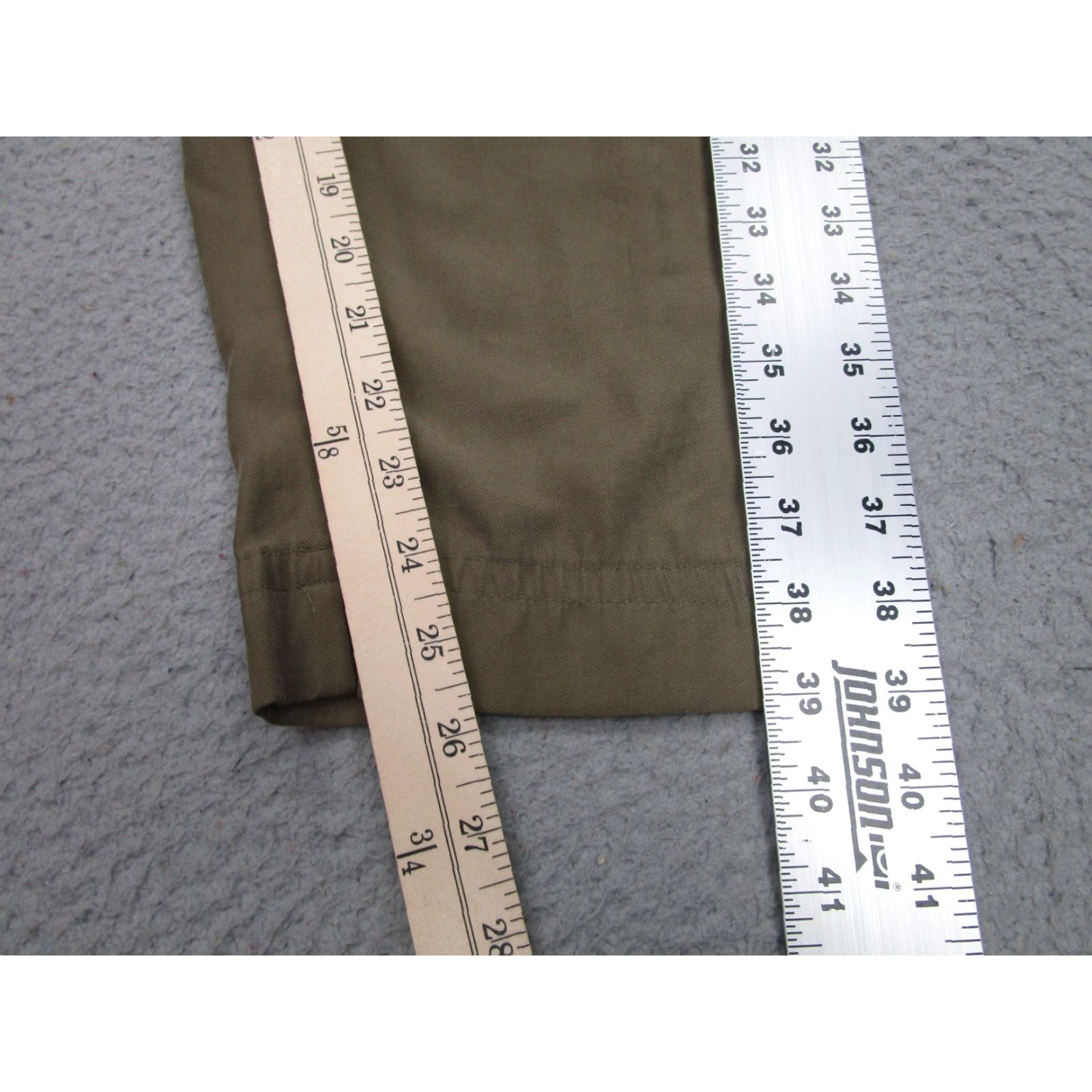 H&M H&M Pants Womens 14 Brown Cargo Paper Bag Pleated Chino Hi-Rise High Waisted | 14 | Brown | Chino | Pink? No. Size 36" / US 14 / IT 50 - 4 Thumbnail