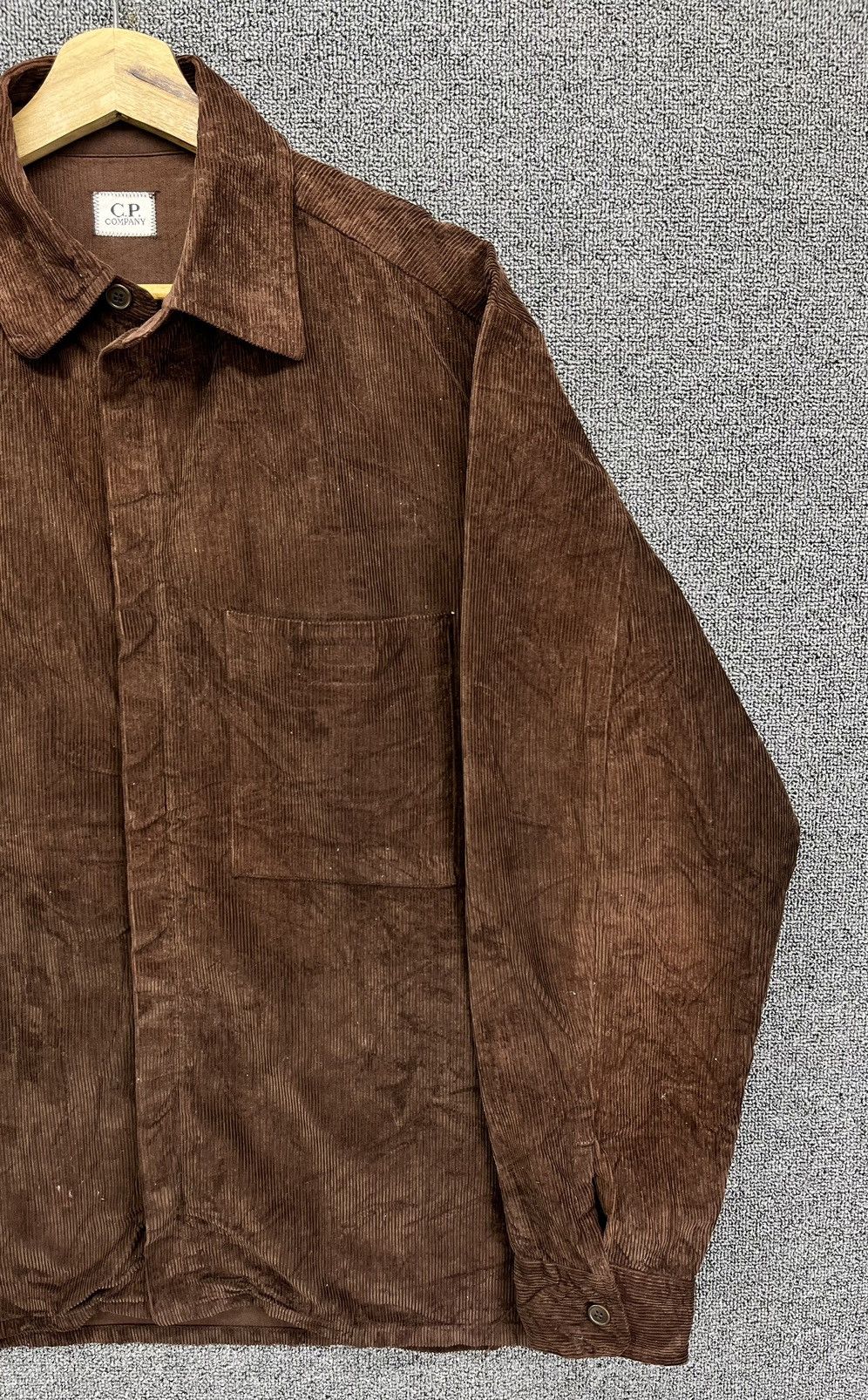 C.P. Company Vintage 90s C.P. Company Corduroi Rare Zip Up Jacket Size US L / EU 52-54 / 3 - 4 Thumbnail