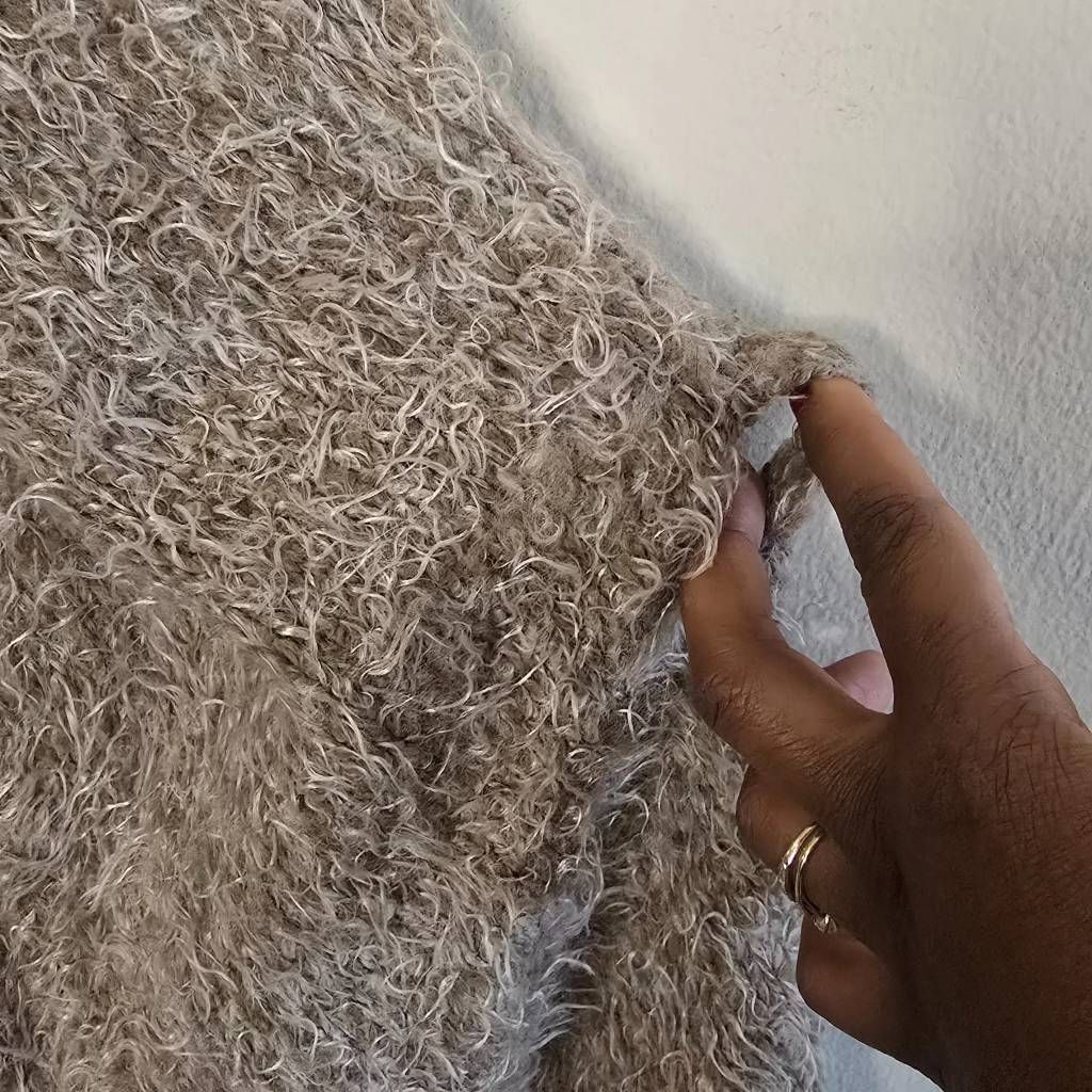 Anthropologie Anthropologie Sleeping on Snow Tan Fuzzy Hooded Cardigan Size S / US 4 / IT 40 - 13 Thumbnail