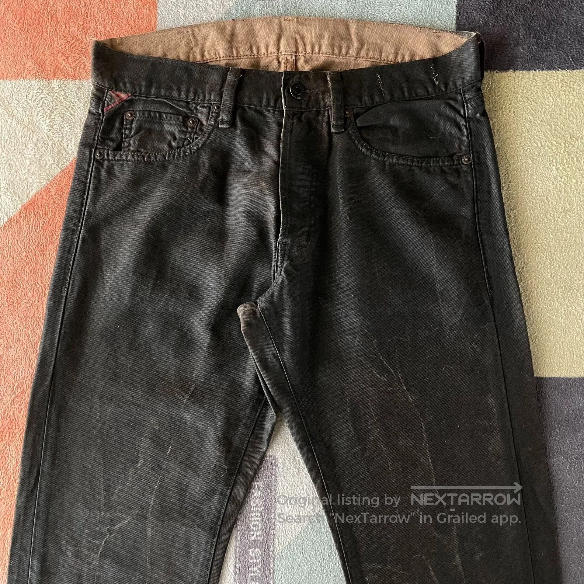 Denim & Supply Ralph Lauren Ralph Lauren Denim Supply Coated Canvas Pants. Size US 29 - 2 Thumbnail