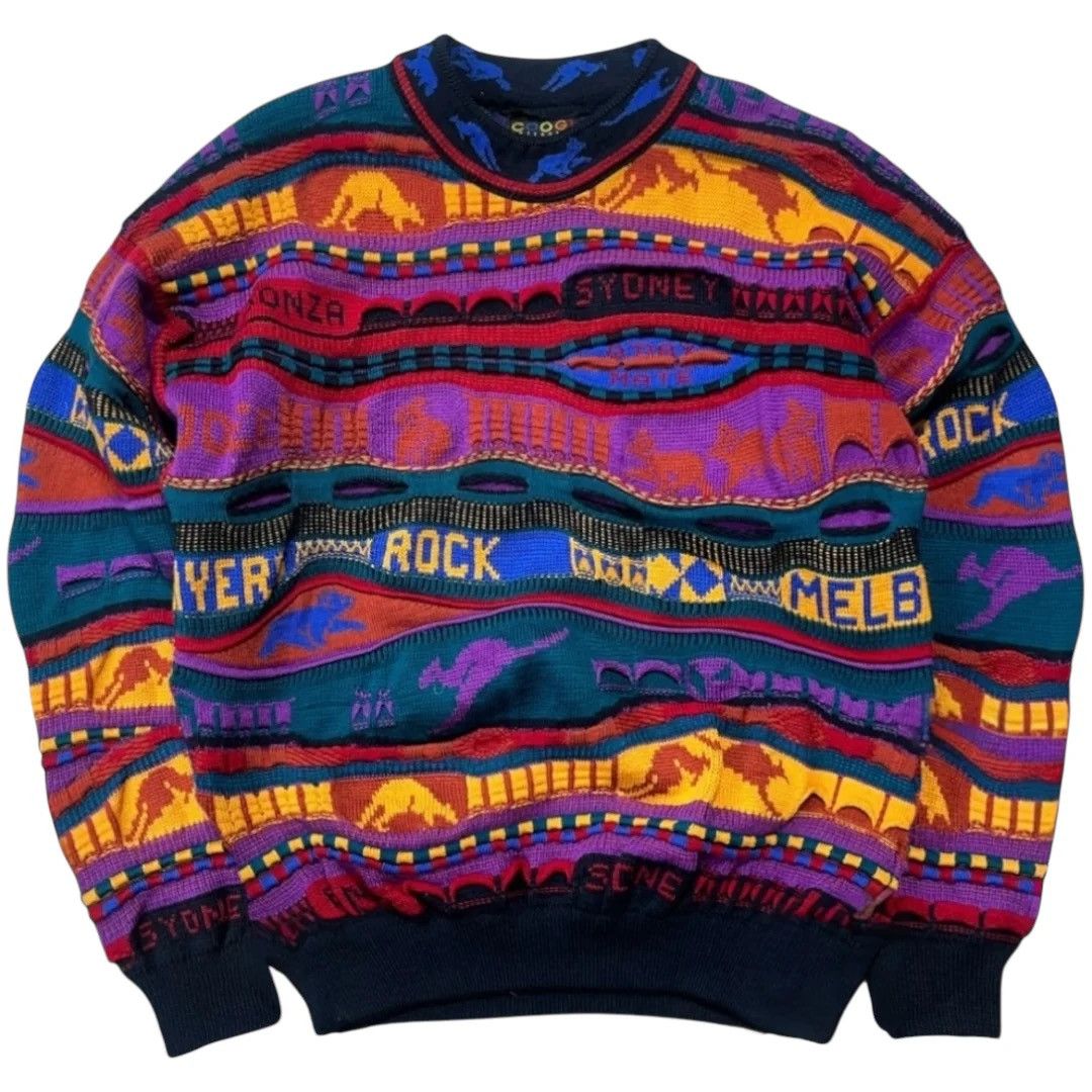 Coogi × Vintage Vintage 90s Coogi 3D Knitwear Sweater Size US L / EU 52-54 / 3 - 2 Thumbnail