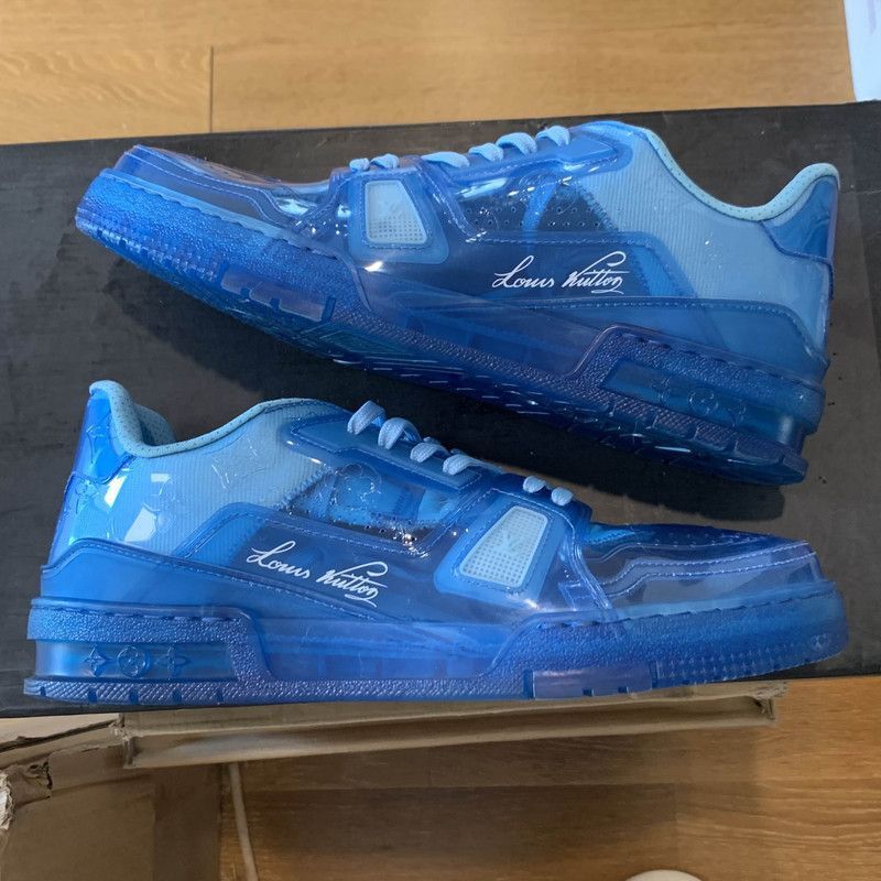 Louis Vuitton Louis Vuitton Trainer Transparent Blue Fashion Sneakers -25 Size US 9 / EU 42 - 6 Thumbnail