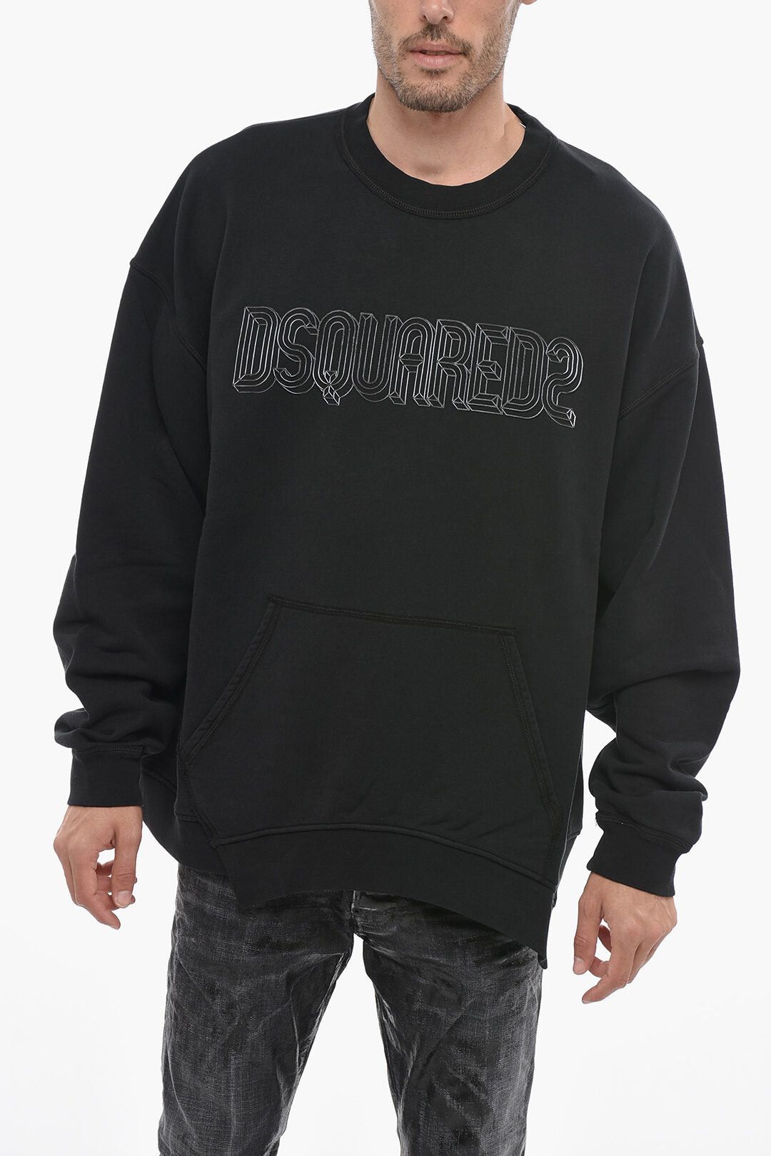 Dsquared2 Cool Sweatshirt RAGIAN with Embossed Logo Size US S / EU 44-46 / 1 - 1 Thumbnail