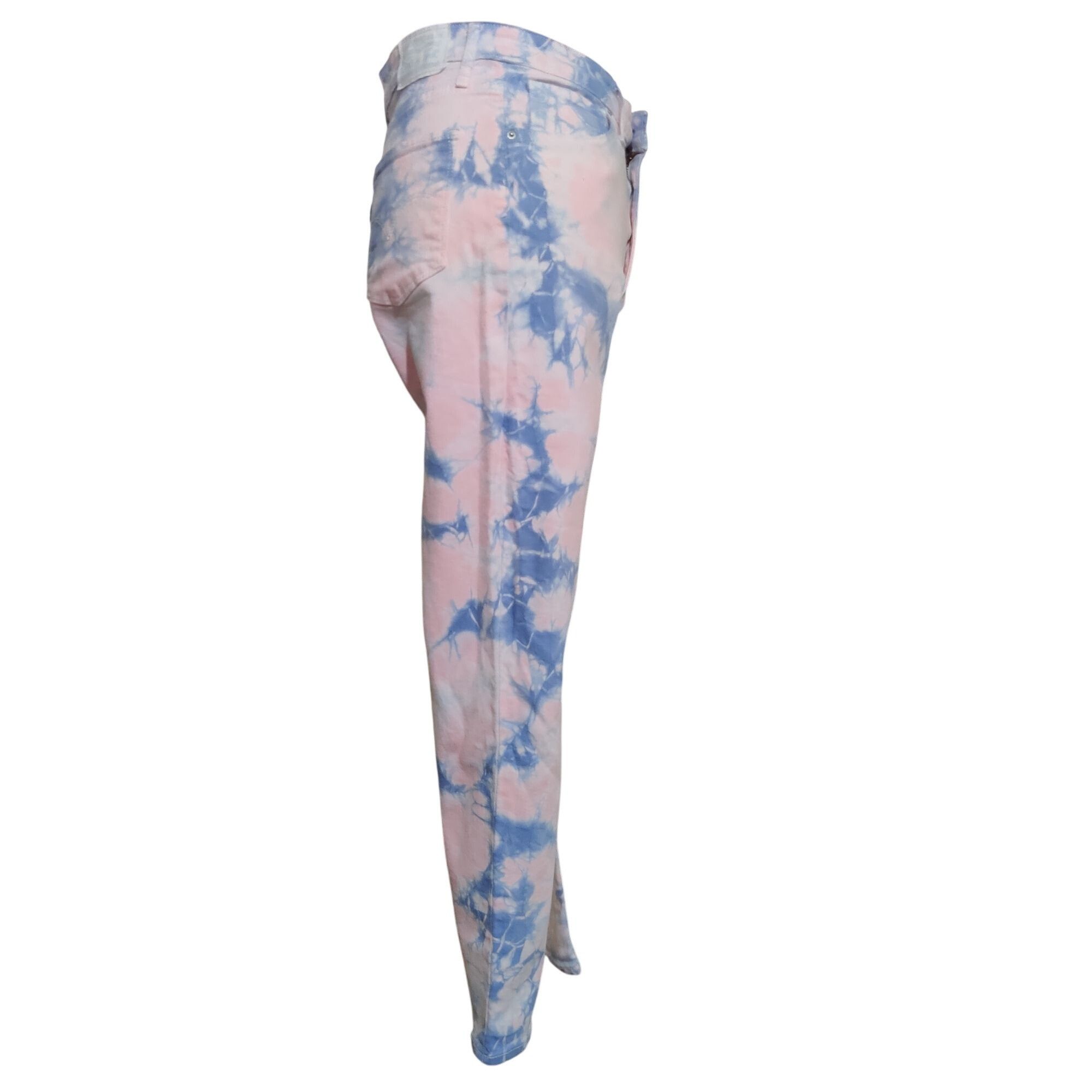Levi's Levis Womens 721 High Rise Skinny Ankle Jeans Tie Dye Denim Size 30" / US 8 / IT 44 - 3 Thumbnail