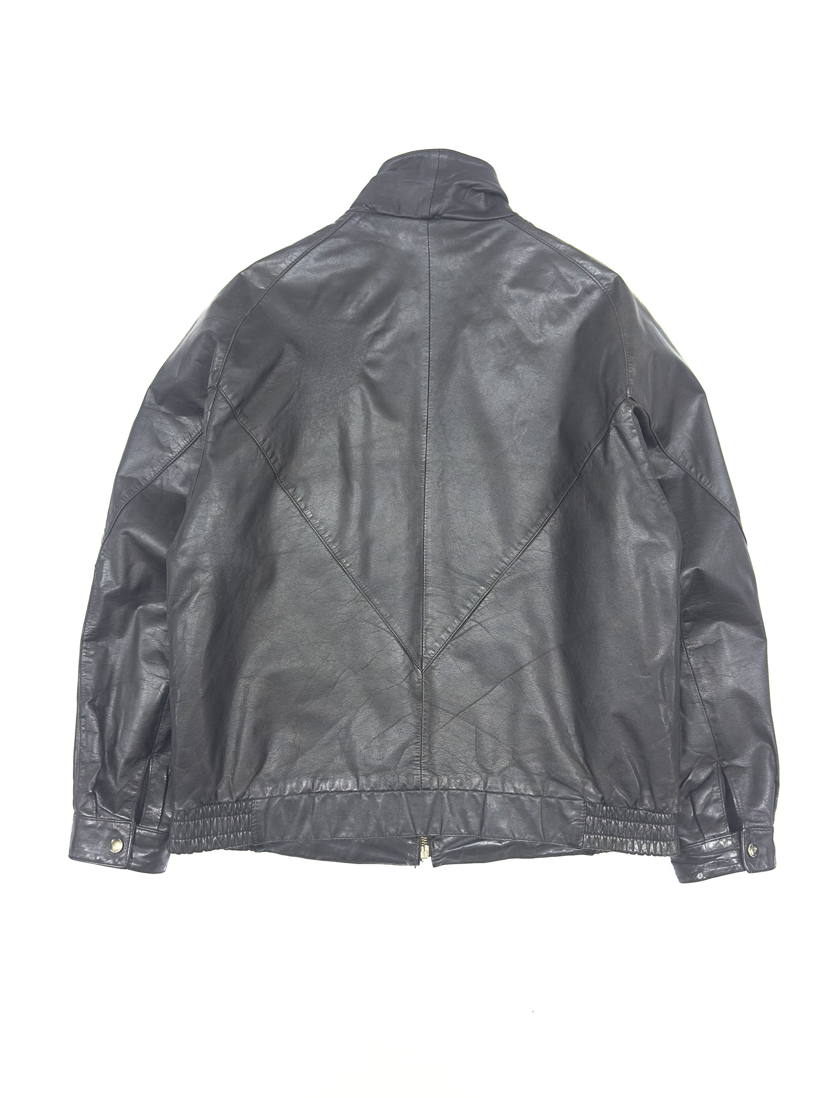 Genuine Leather Retro Minimal Leather Cow HandMade Jacket Size US M / EU 48-50 / 2 - 6 Thumbnail
