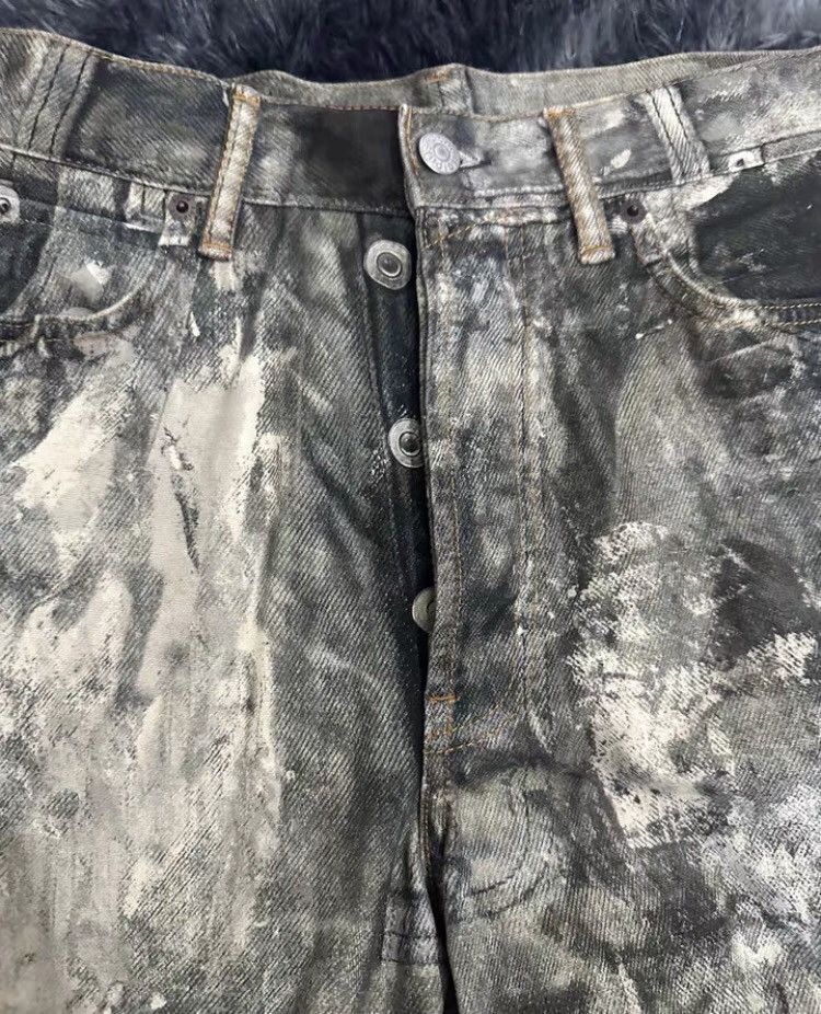 Acne Studios ACNE STUDIOS 3D prints old splash-ink jeans 2408-Nextarrow Size US 31 - 3 Thumbnail