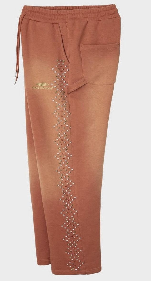 image of Hmdd Crystal Sweats Chimstone Sweatpants - Orange - Xl, Men's (Size 38)