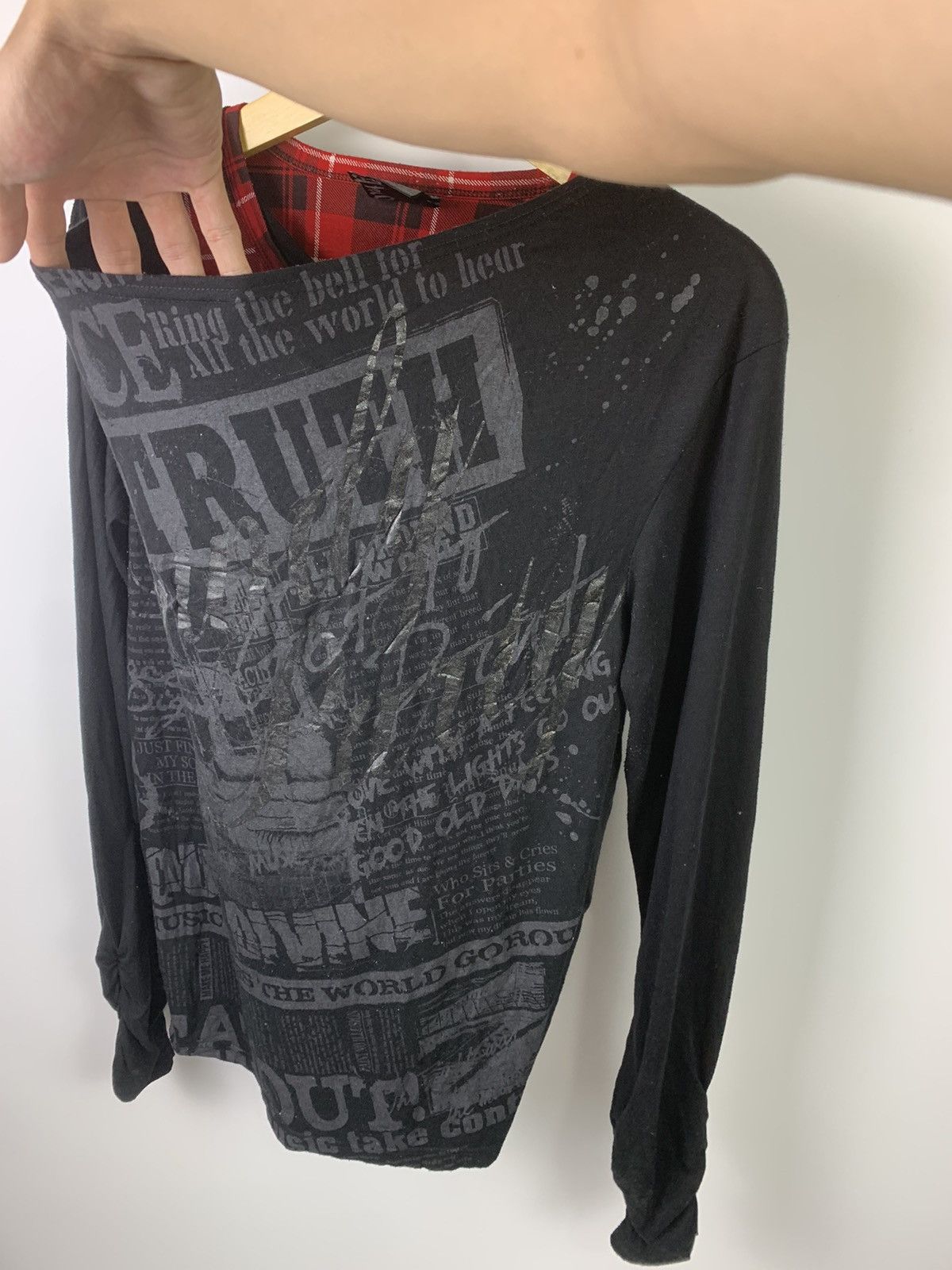 Japanese Brand clash ahead punks double layers Size US L / EU 52-54 / 3 - 3 Thumbnail