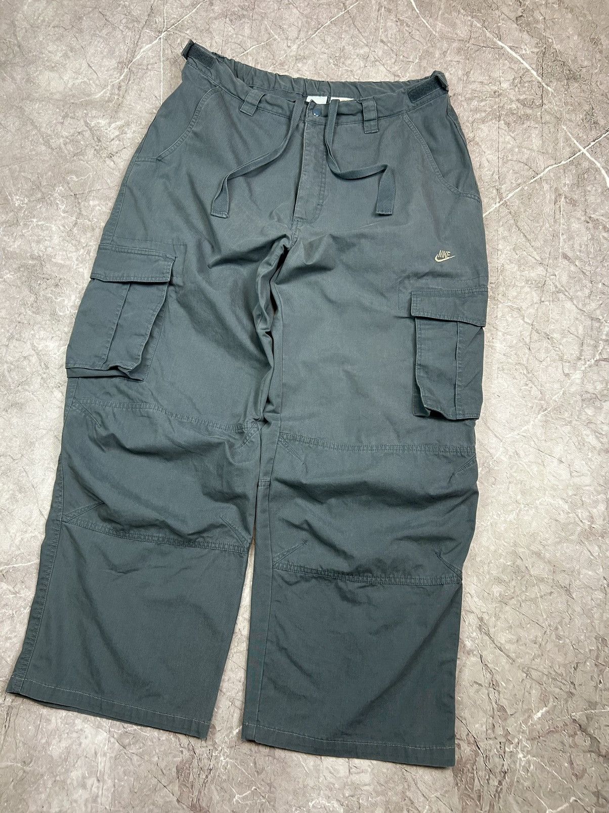 Nike × Vintage Nike Vintage Cargo Baggy Fit Pants Drill Size US 36 / EU 52 - 6 Thumbnail