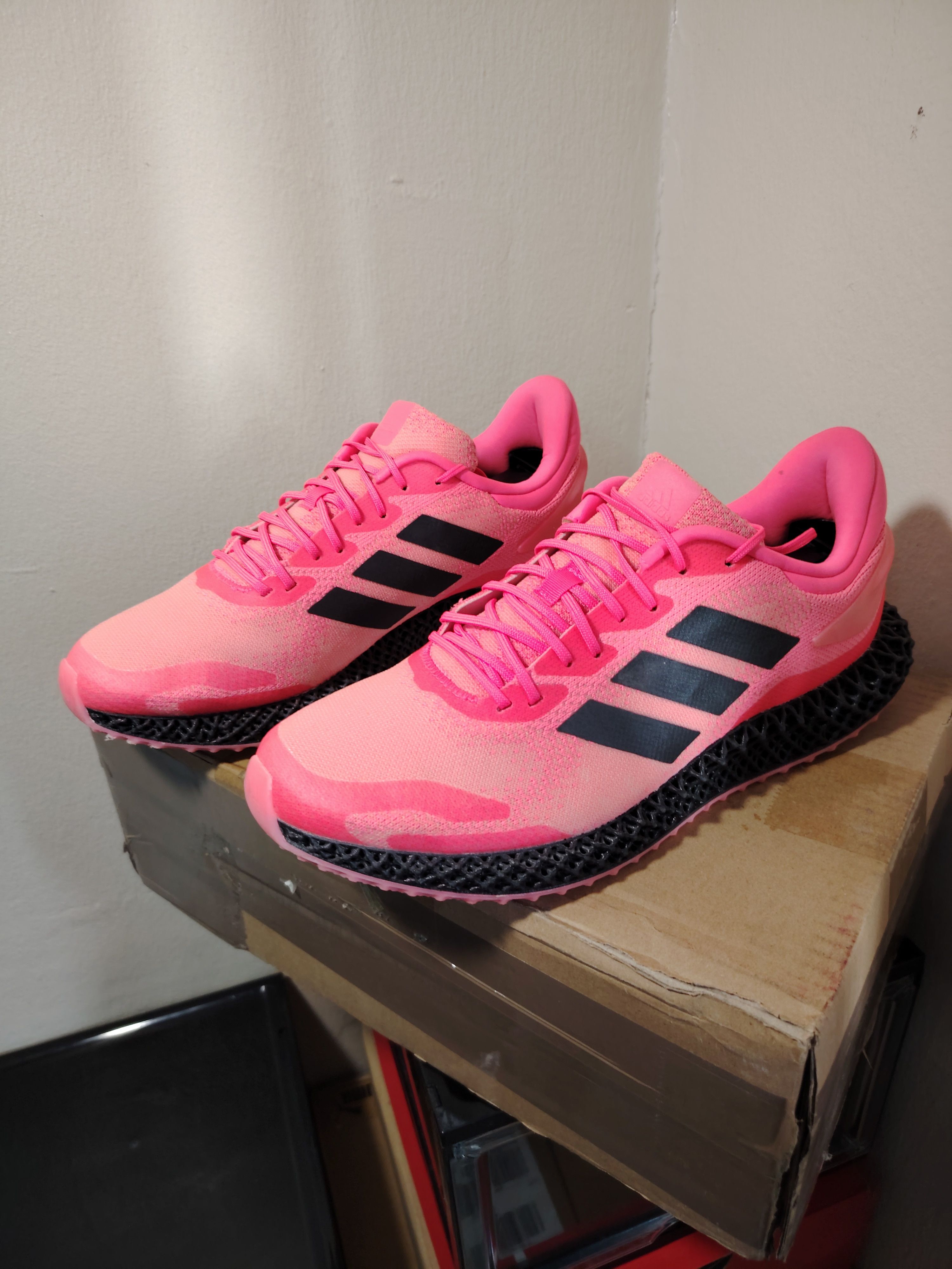 Adidas Adidas 4D Runner Signal Pink Free Shipping Size US 8.5 / EU 41-42 - 1 Thumbnail
