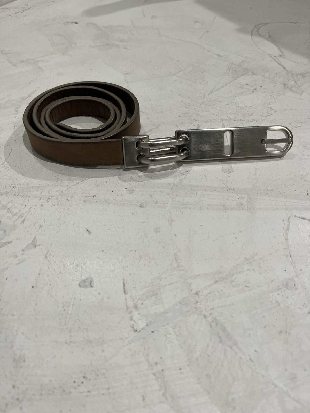 Pre-owned Rick Owens Belt In Brown