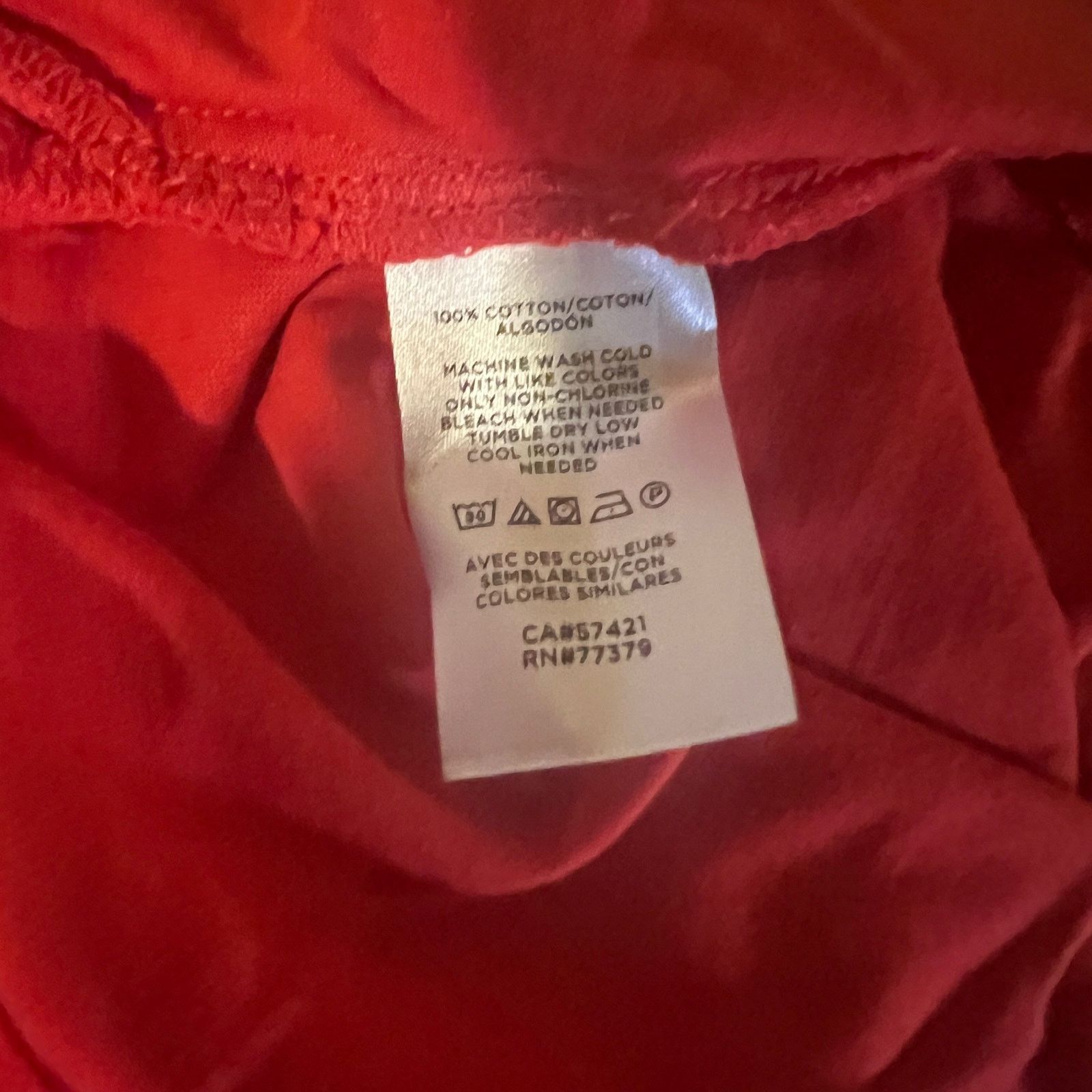 Ann Taylor NEW Ann Taylor Orange Short Sleeve Pima Cotton T-Shirt Top S Size S / US 4 / IT 40 - 6 Thumbnail