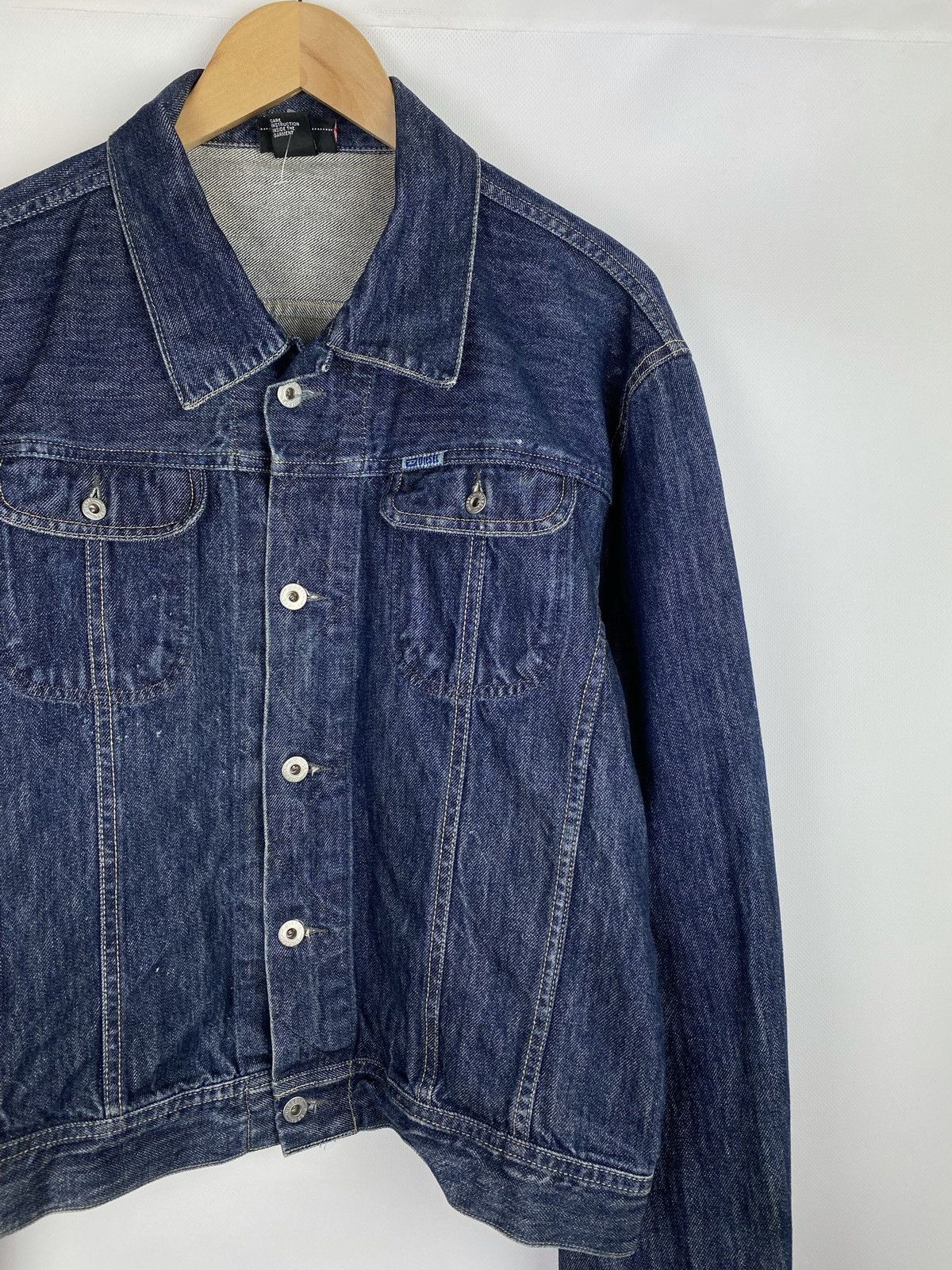 Diesel VTG 90s Diesel men’s denim trucker jacket size XXL Size US XXL / EU 58 / 5 - 3 Thumbnail