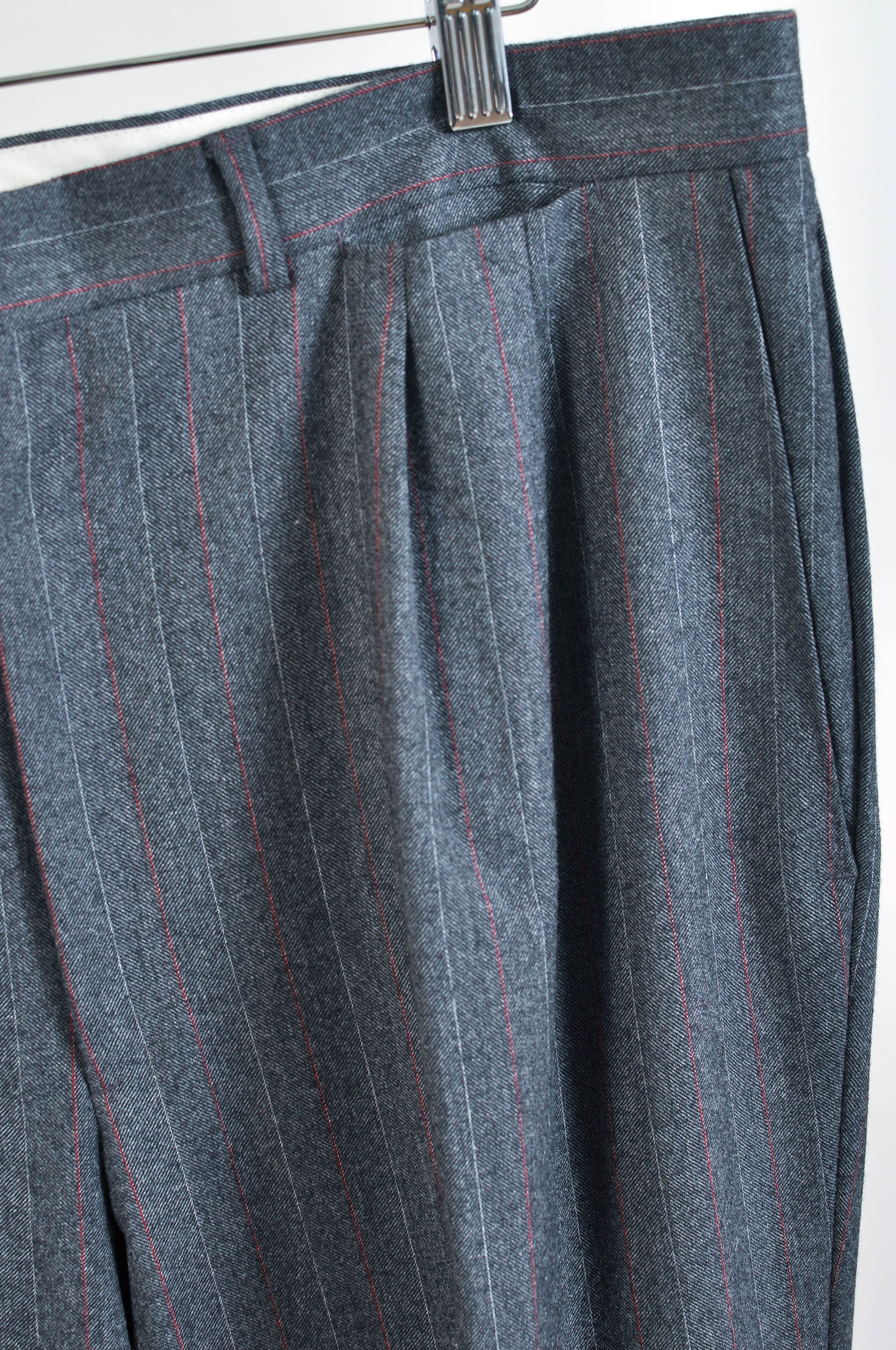 Loro Piana Loro Piana striped grey suit Size 46R - 10 Thumbnail