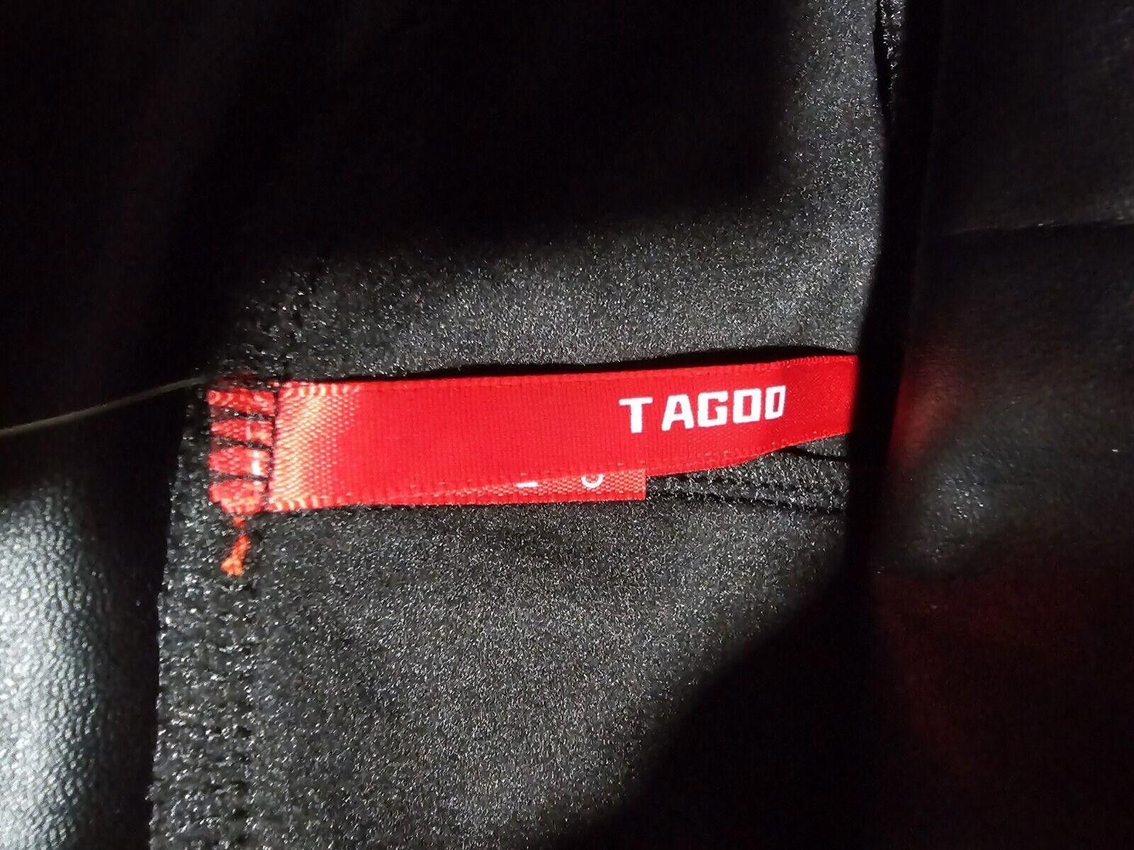 Designer Tagoo All For Leather Faux Leather Pant Medium Black NWT Size 32" / US 10 / IT 46 - 5 Thumbnail