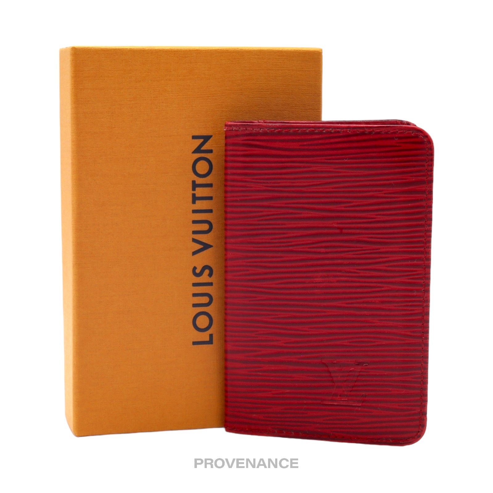 Louis Vuitton 🔴 Louis Vuitton "MALLETIER" PO Wallet - Red Epi Size ONE SIZE - 1 Thumbnail