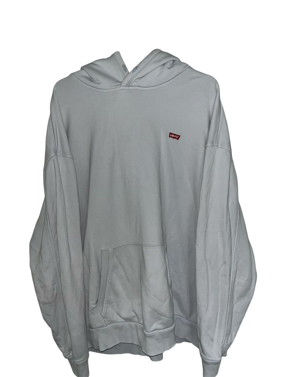 Levi's Levi’s White Small Logo Hoodie Size US M / EU 48-50 / 2 - 1 Thumbnail