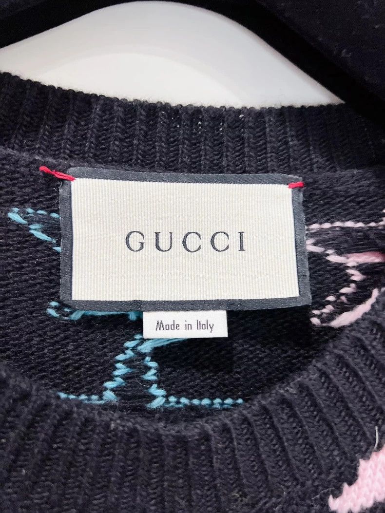 Gucci Gucci Colorful five-pointed star sweater 2504-Nextarrow Size US S / EU 44-46 / 1 - 7 Thumbnail