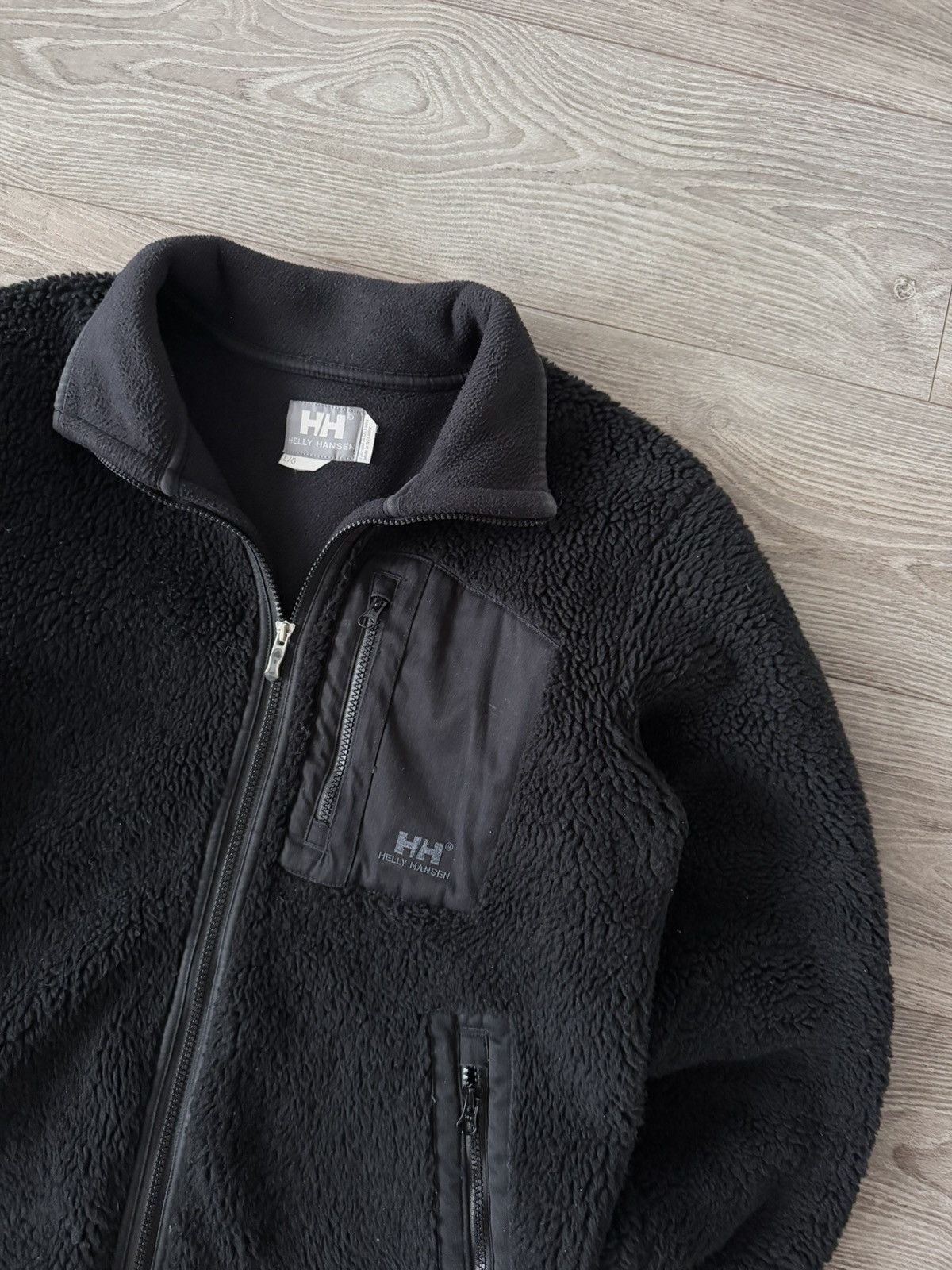 Helly Hansen Helly Hansen Black Teddy Fleece Vintage Zip Jacket Size US L / EU 52-54 / 3 - 7 Thumbnail