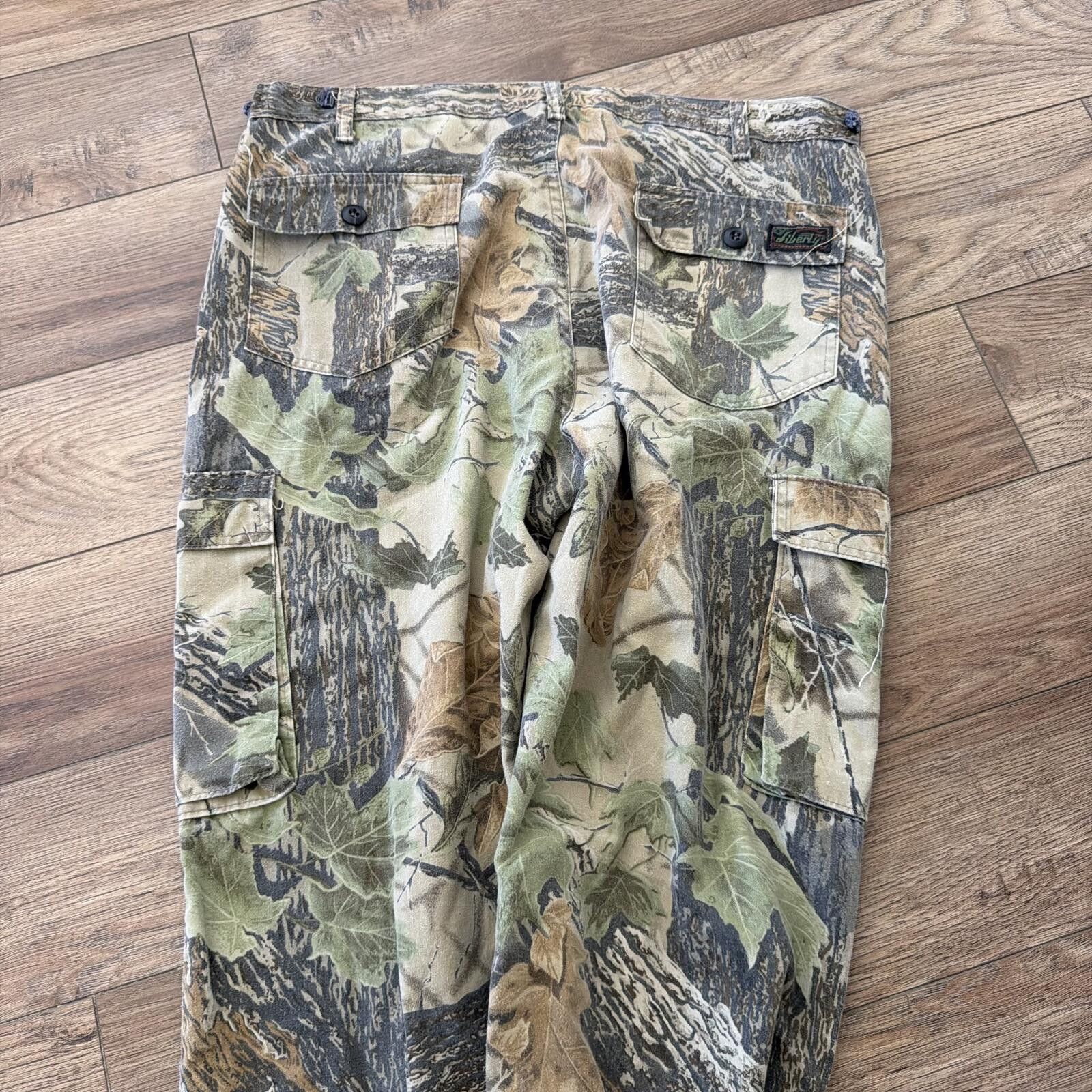 Other Vintage 90s Liberty Realtree Camo Cargo Pants Hunting Grunge Size US 38 / EU 54 - 3 Thumbnail