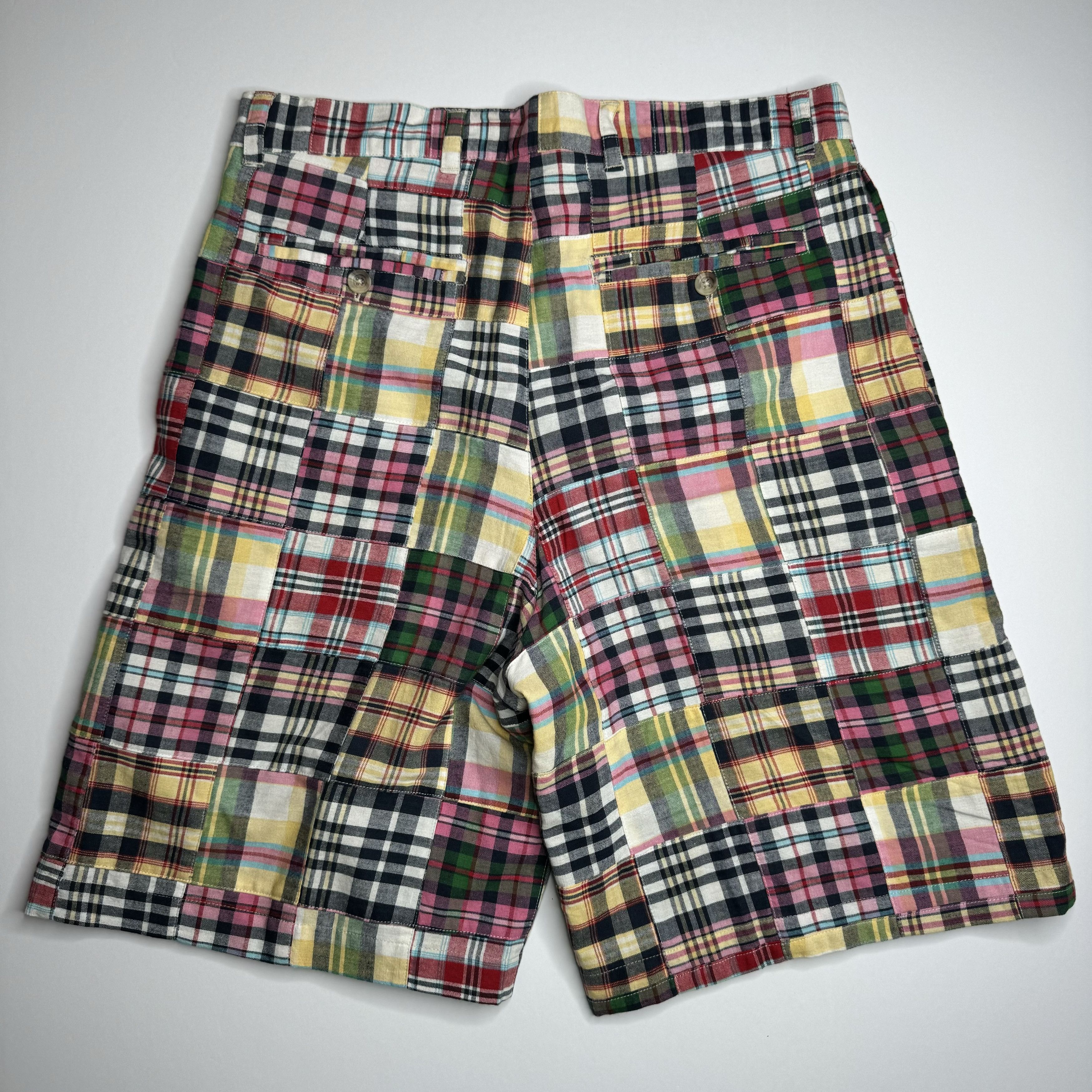 Alexander Julian Alexander Julian Southern Patchwork Madras Plaid Shorts Size US 32 / EU 48 - 7 Thumbnail
