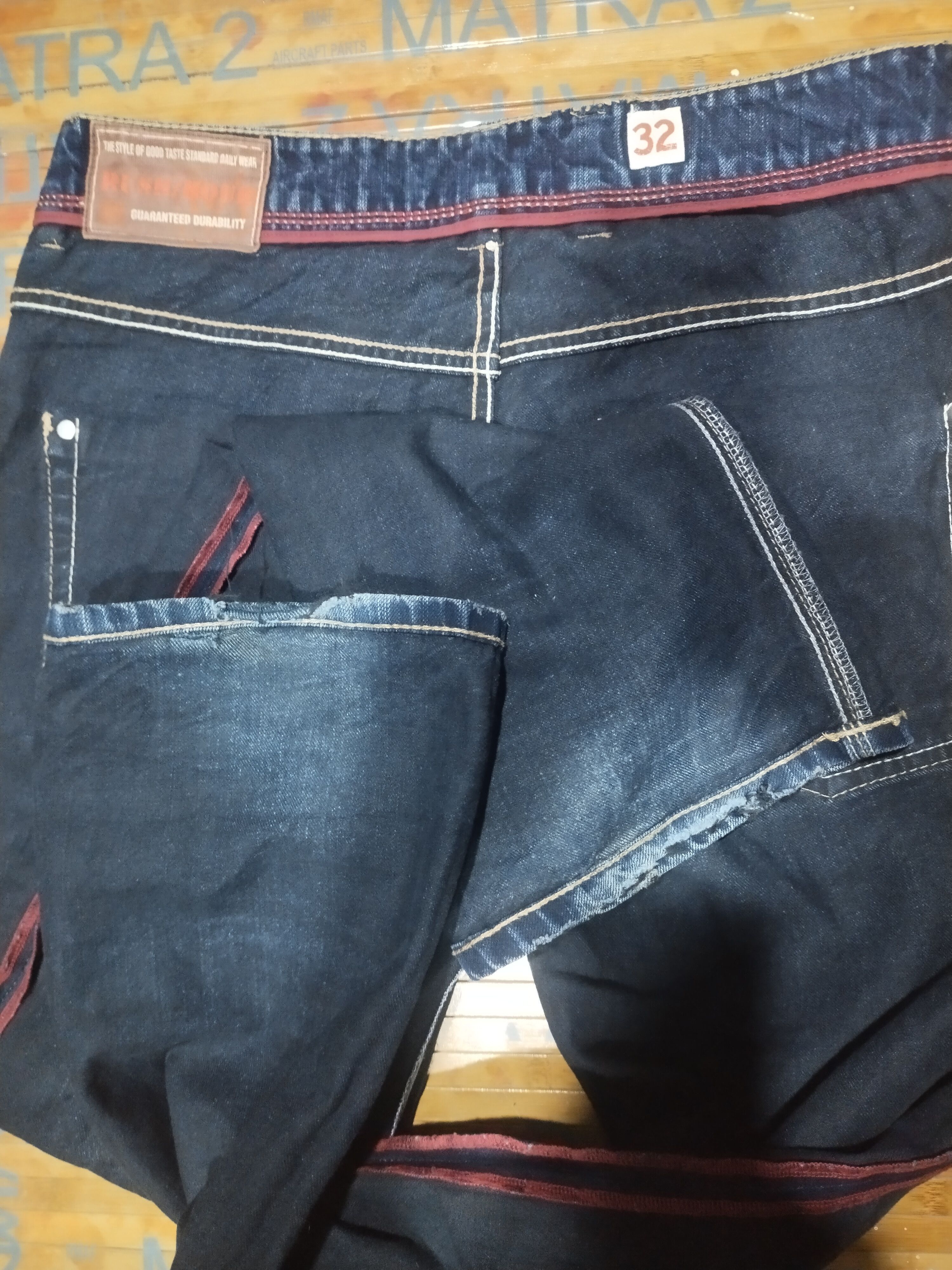 Japanese Brand Jeans Rush/Hour Selvedge Sz 32" Size US 32 / EU 48 - 11 Thumbnail
