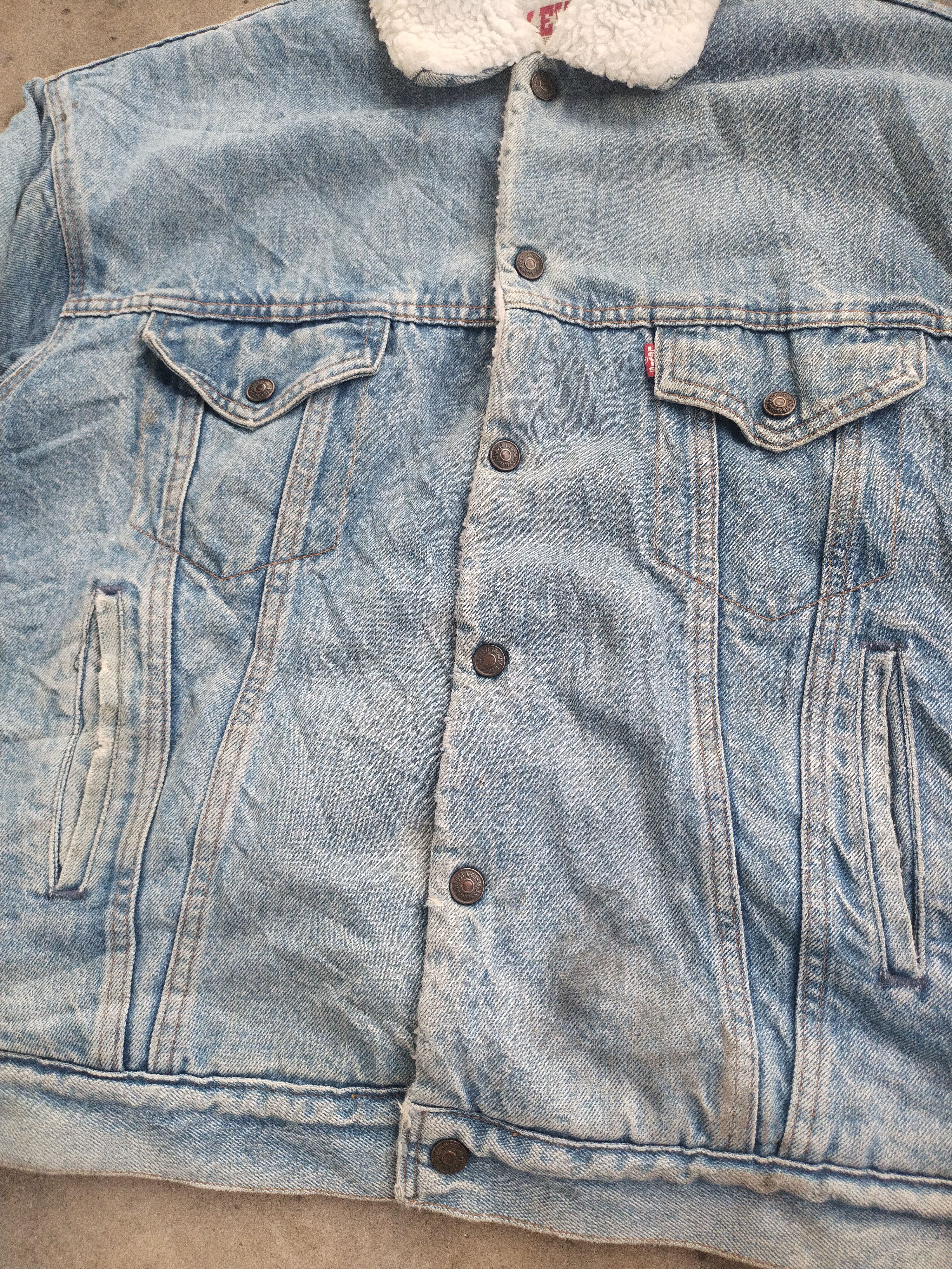 Levi's Vintage Clothing Vintage Levi's Sherpa Lined Denim Trucker Jacket Size US M / EU 48-50 / 2 - 8 Thumbnail