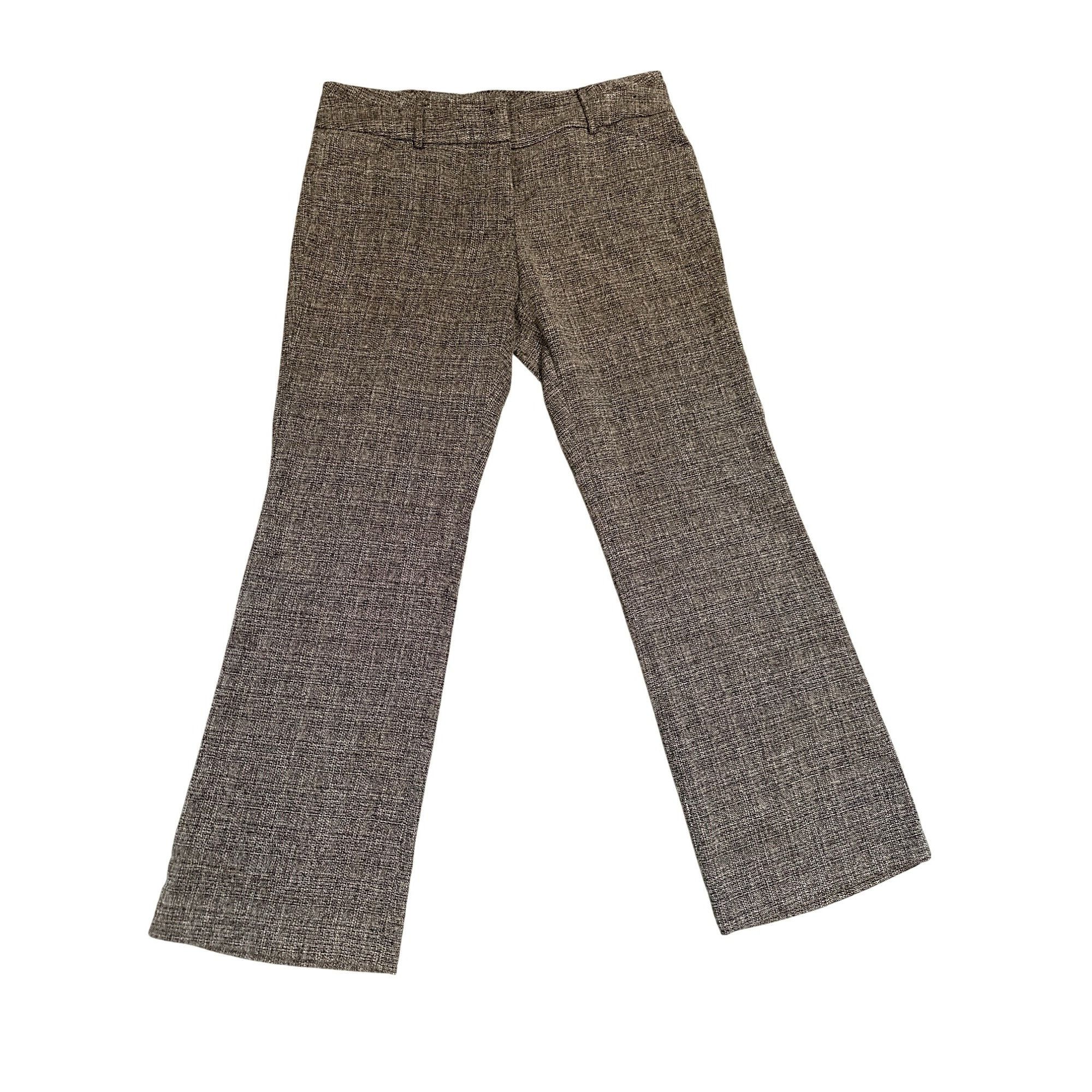 Other 7th Avenue Size 12 Tweed Trousers Flared Leg Tailored Work P Size 32" / US 10 / IT 46 - 3 Thumbnail