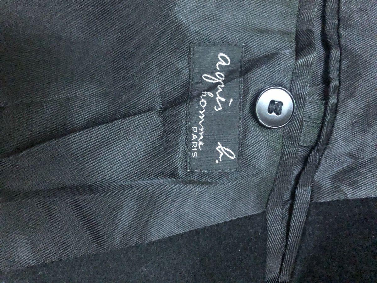 agnes b. Agness b Wool Chore Pocket Style Mandarin Collar Jacket Size US M / EU 48-50 / 2 - 4 Thumbnail