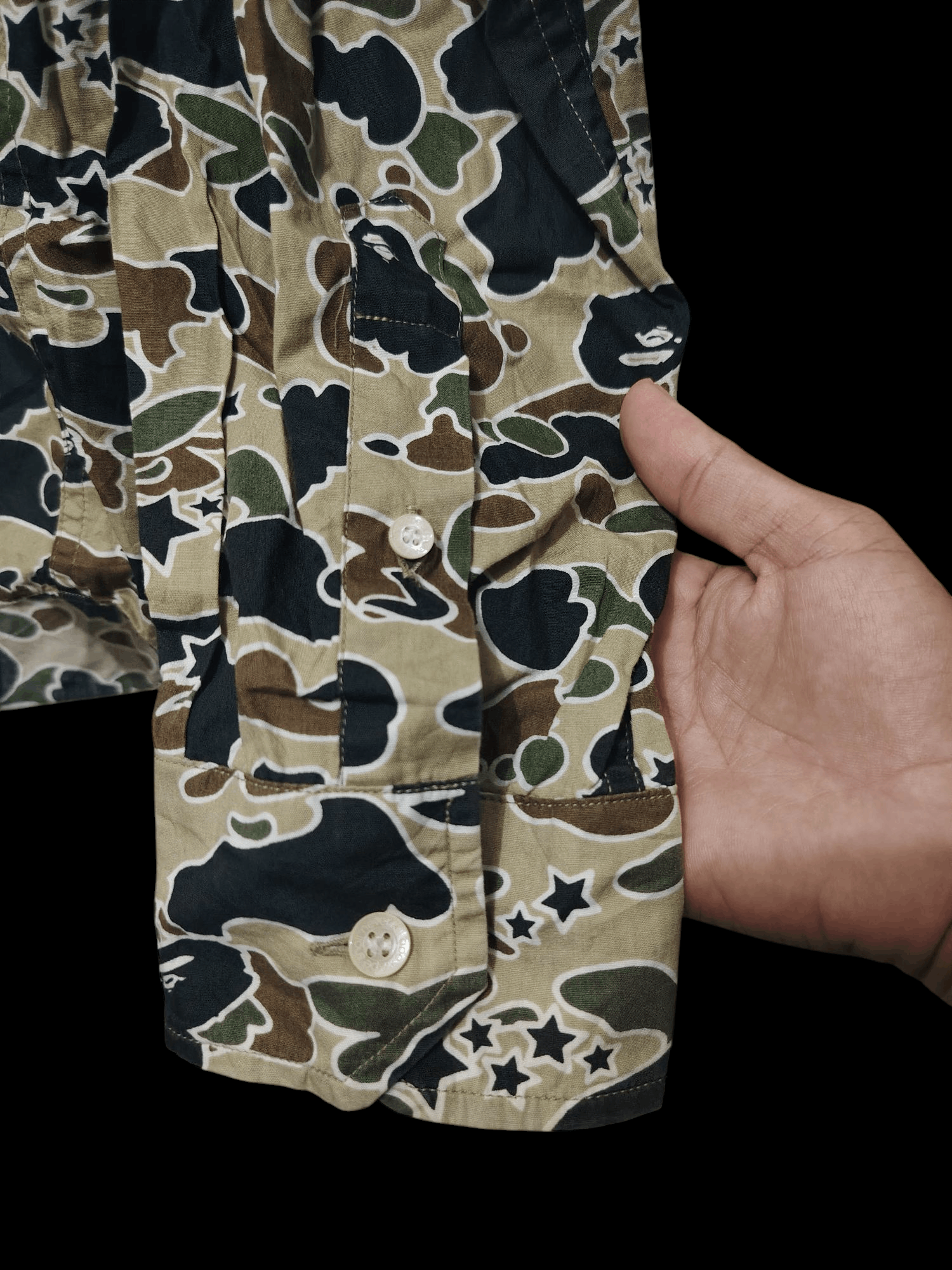 Bape Camouflage A Bathing Ape Bape Shirt Button up Size US L / EU 52-54 / 3 - 8 Thumbnail