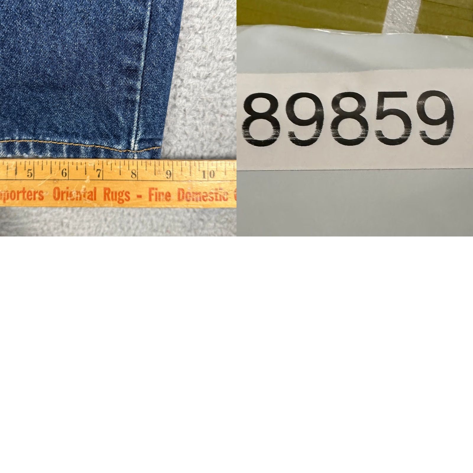 Levi's Levi 505 Jeans Mens 36X30 Blue Straight Fit 5 Pocket Red Tab Denim Size US 36 / EU 52 - 8 Thumbnail