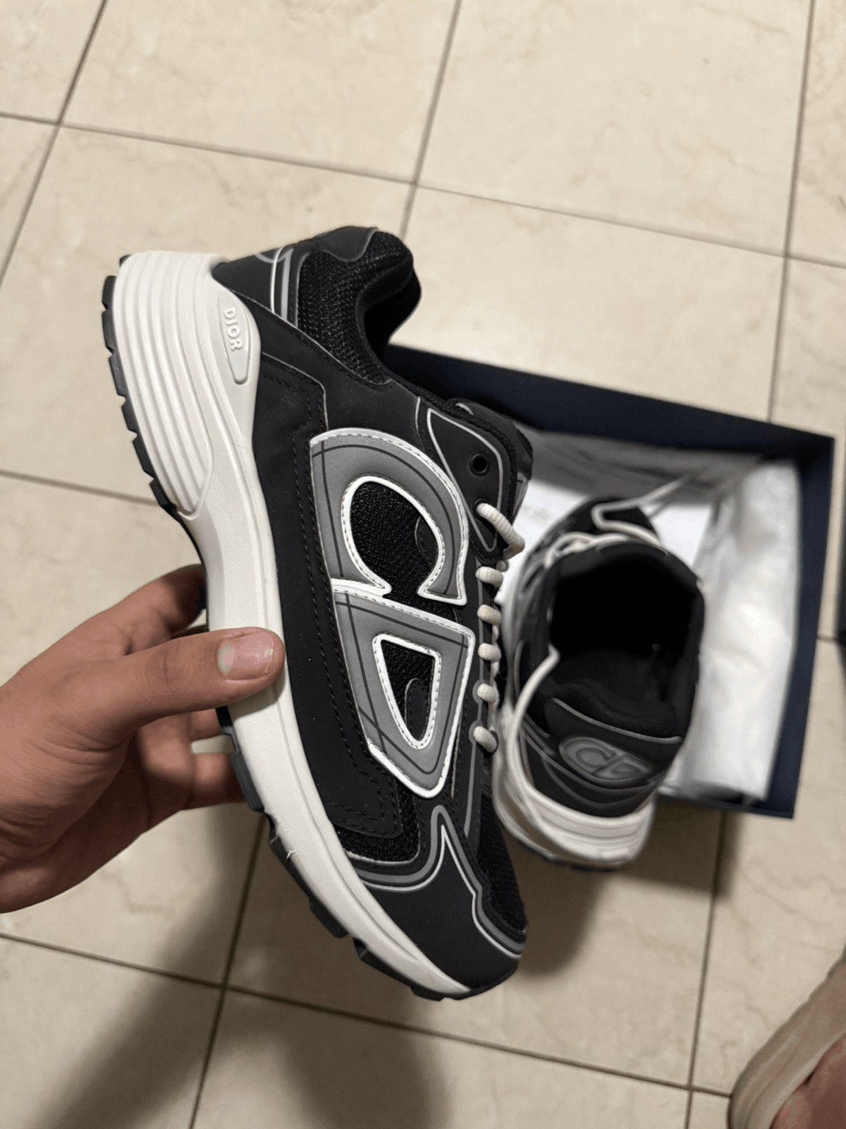 Dior Dior B30 Sneaker Black Mesh Size US 9 / EU 42 - 5 Thumbnail