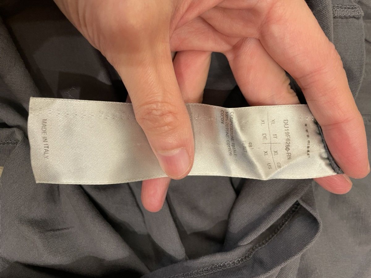 Rick Owens Drkshdw Rick Owens LS Tee Flint (dark gray) Size US XL / EU 56 / 4 - 6 Thumbnail